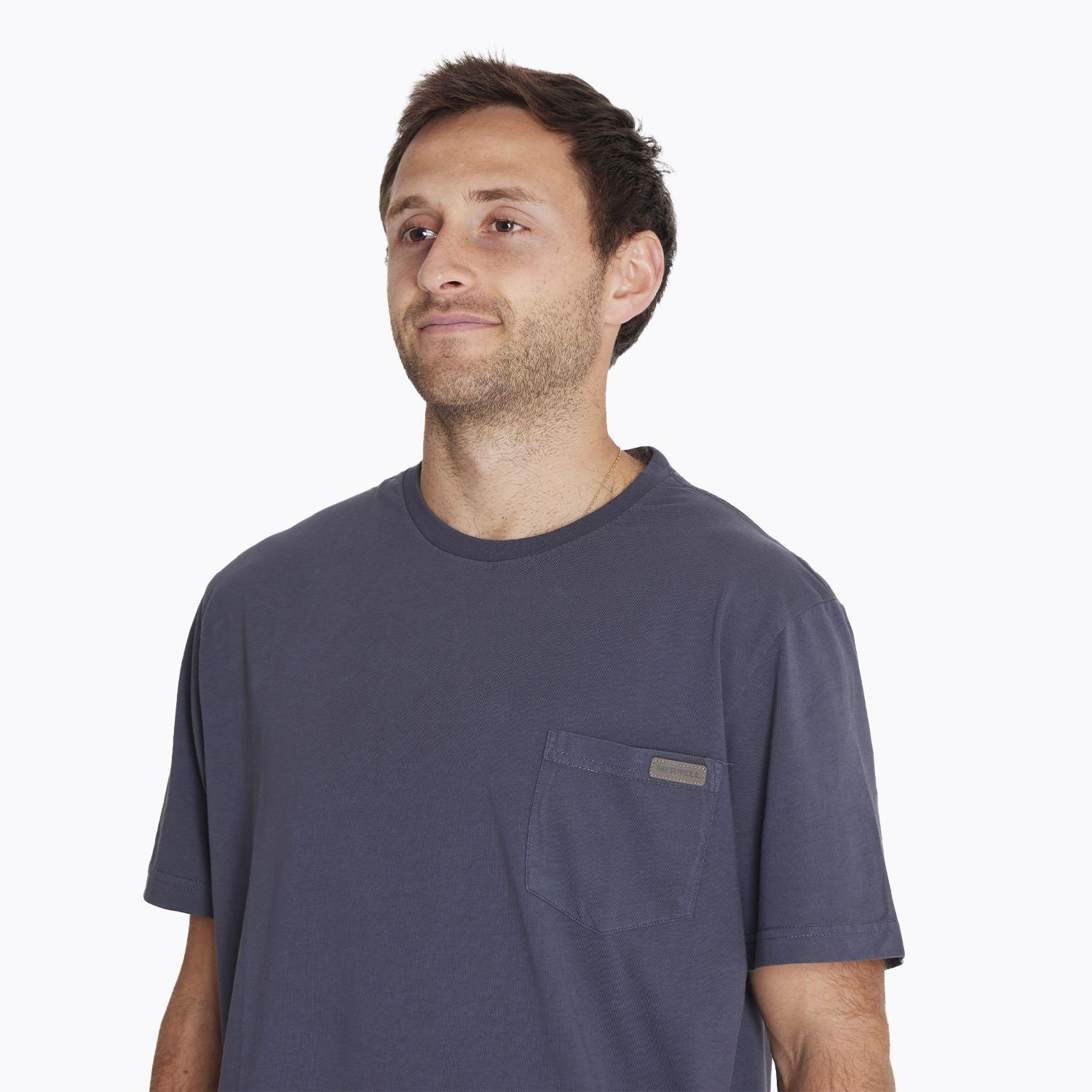 Polera M/C T-Shirt Short Sleeve Azul Hombre-3