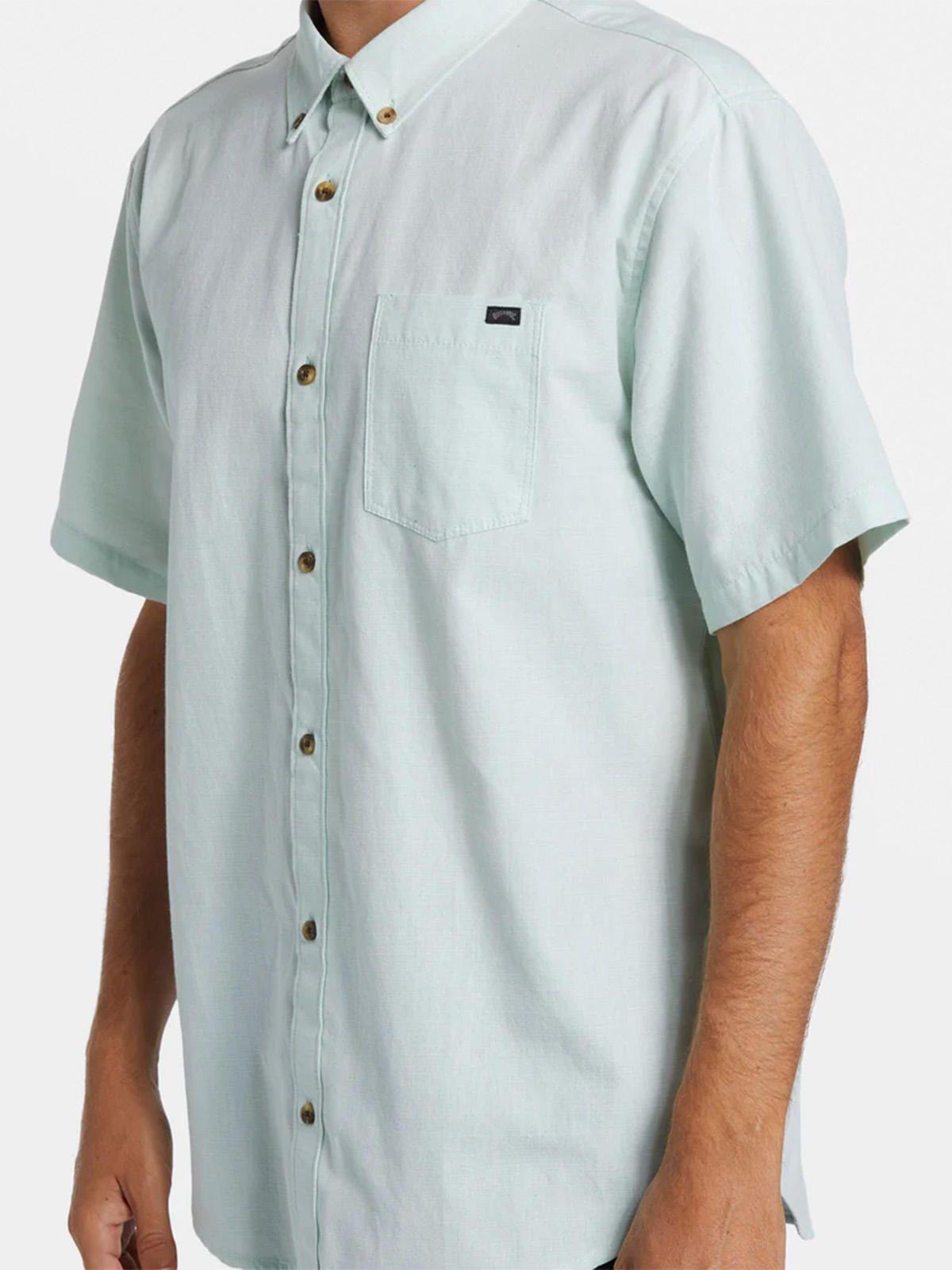 Camisa Manga Corta Hombre All Day Celeste-3