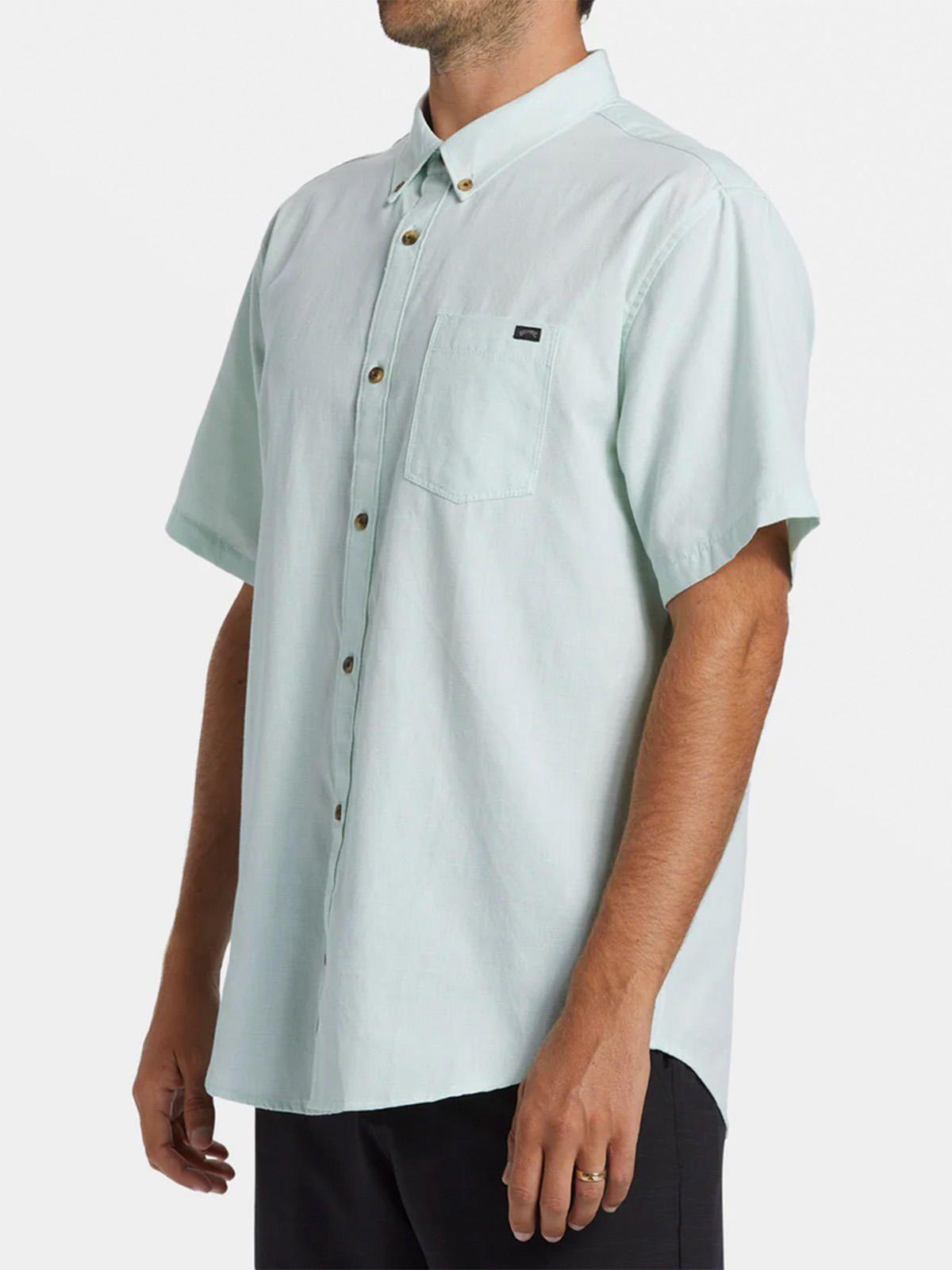 Camisa Manga Corta Hombre All Day Celeste-4