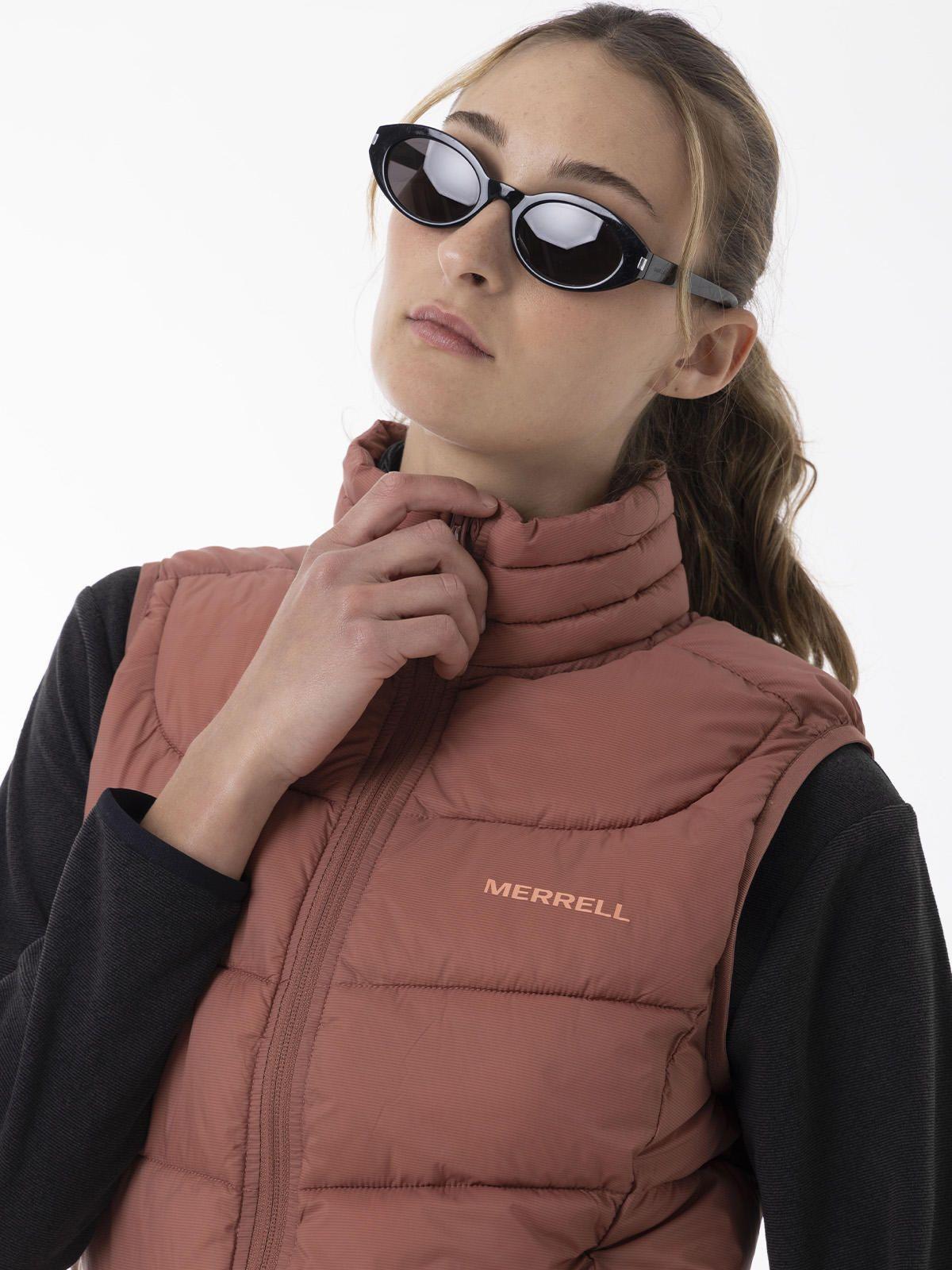 Parka Sin Mangas Mujer Core Quilted Vest Rosado-3