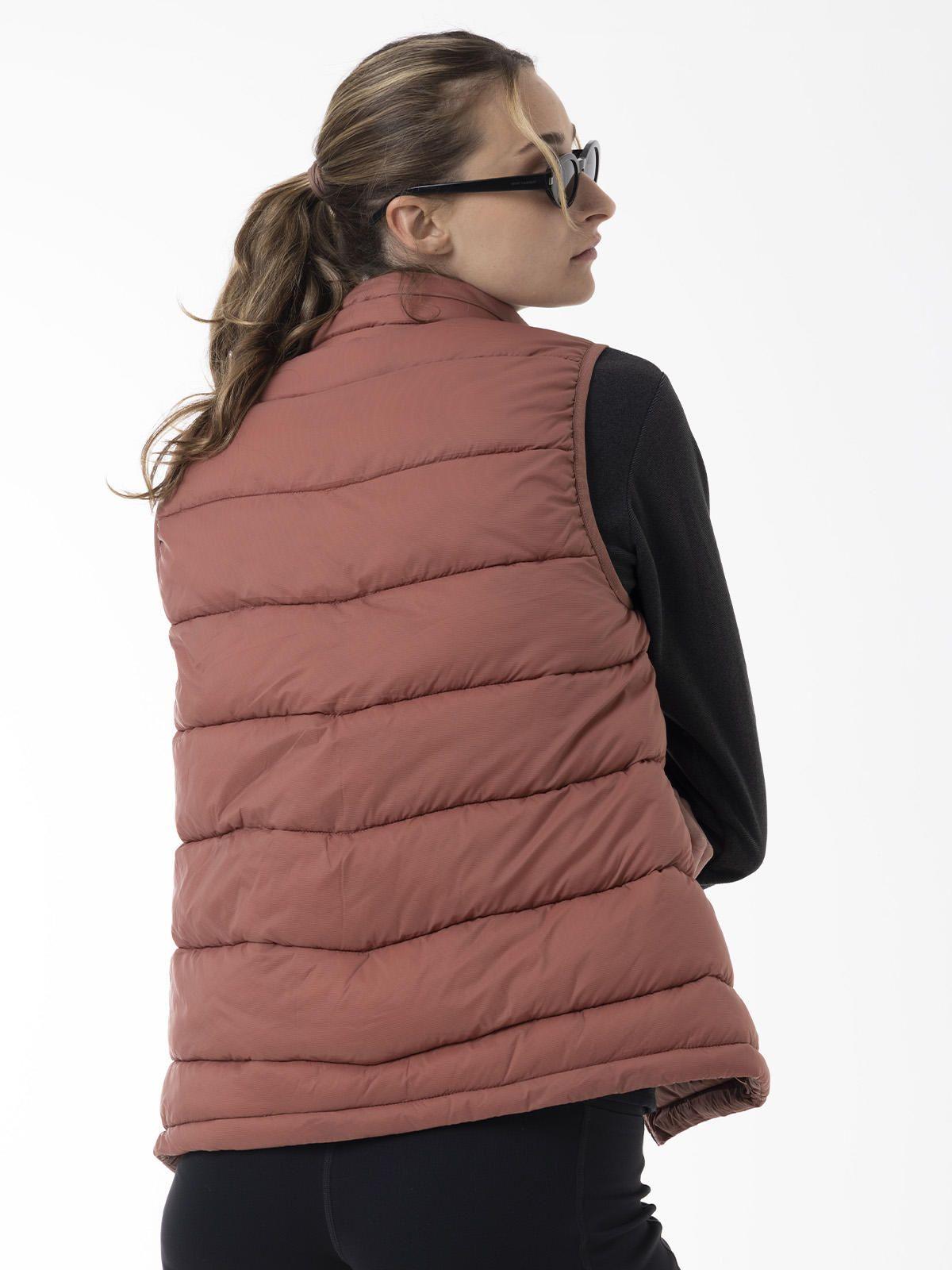 Parka Sin Mangas Mujer Core Quilted Vest Rosado-6
