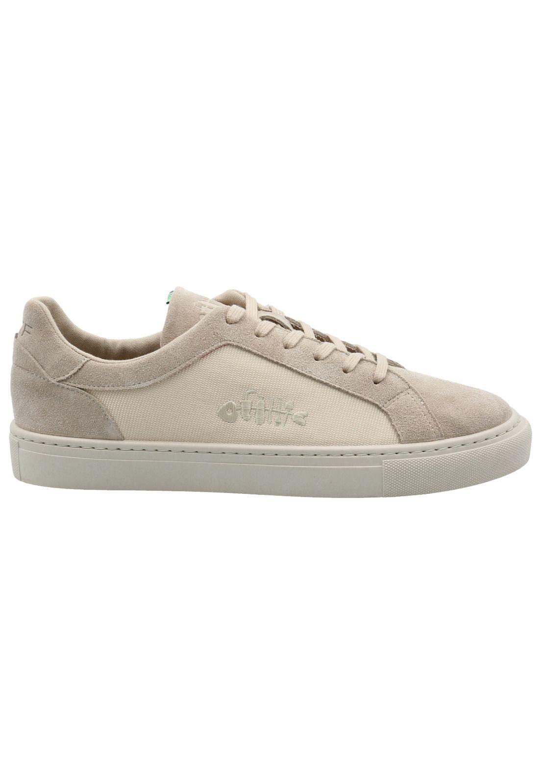 Zapatilla Cuero Hombre Tifon Beige -0