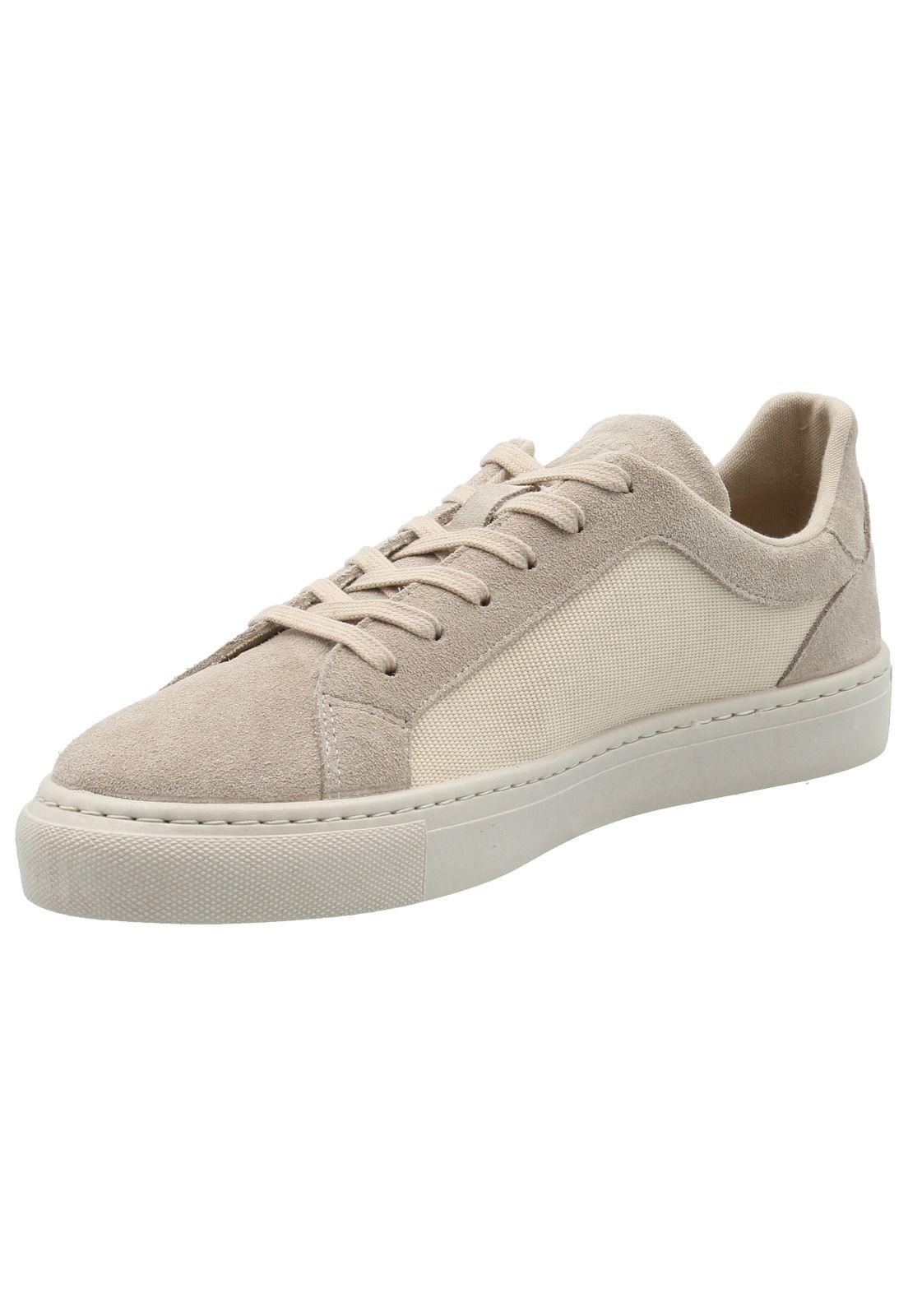 Zapatilla Cuero Hombre Tifon Beige -3