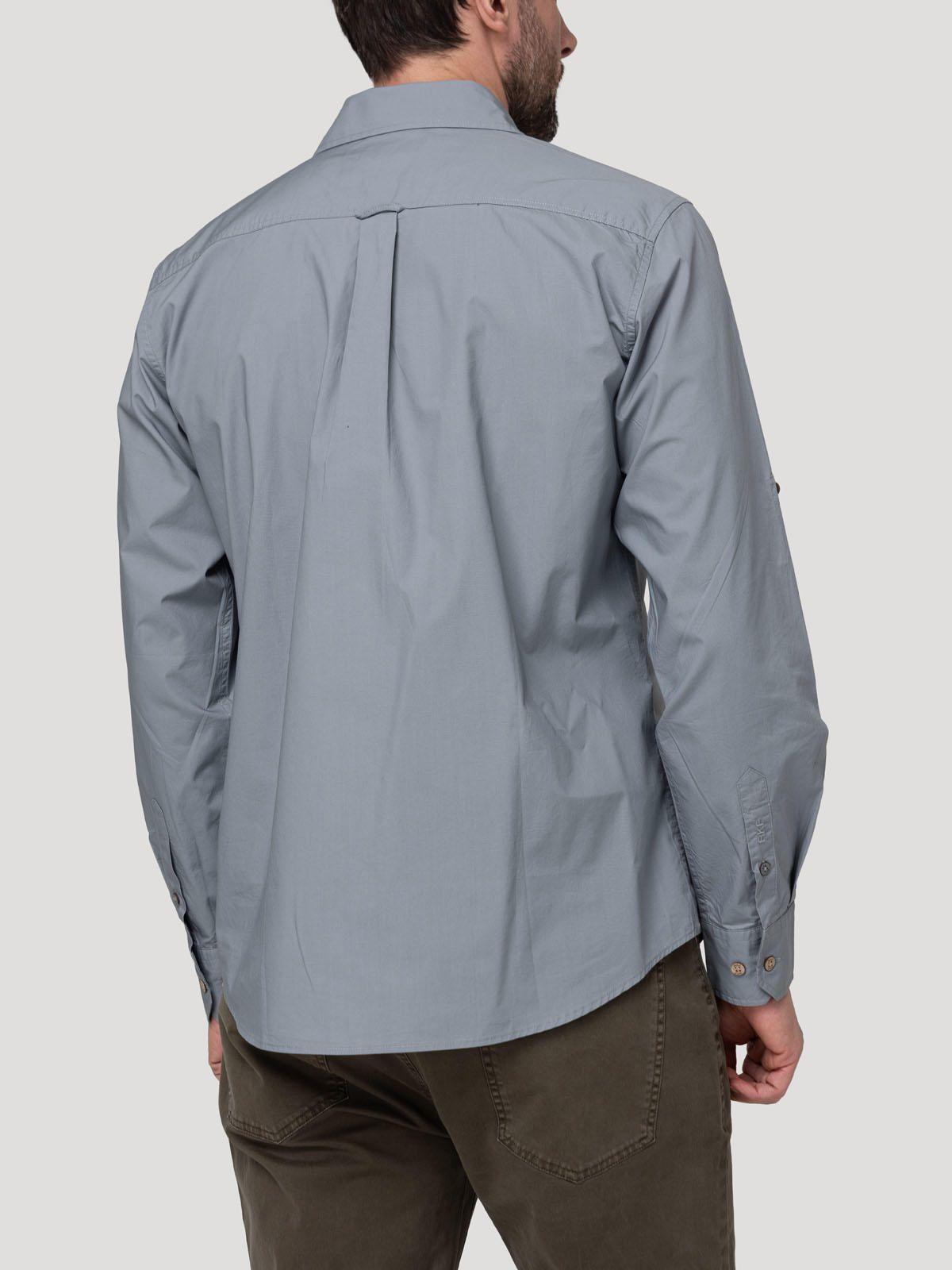 Camisa Algodón Orgánico Hombre Galiton Gris-5