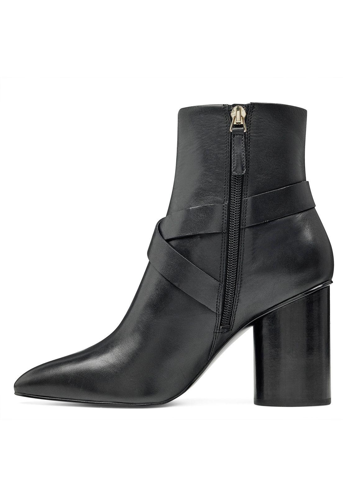 Botín Cuero Cavanagh Negro Mujer-4