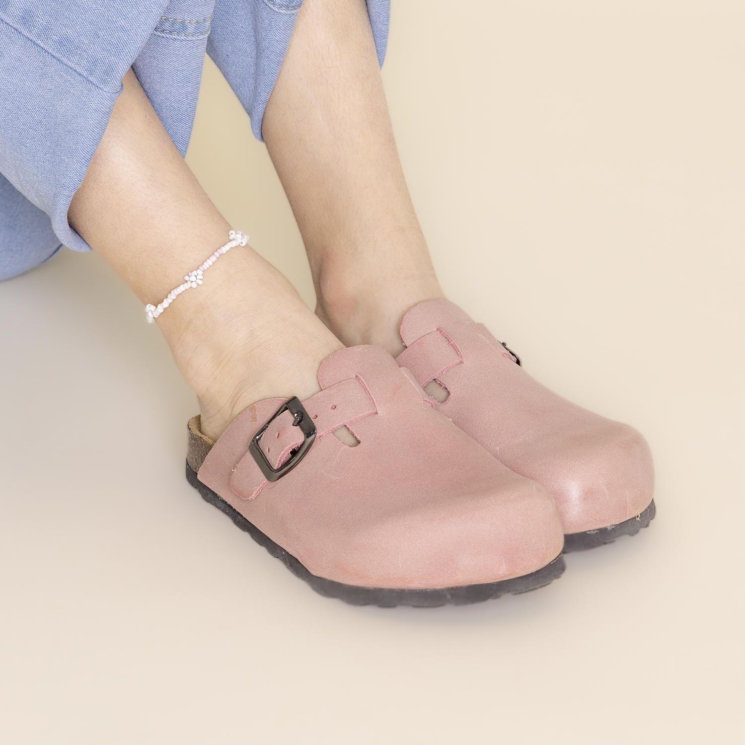 Zapato Cuero Delle (29-35) Rosado Niña-0