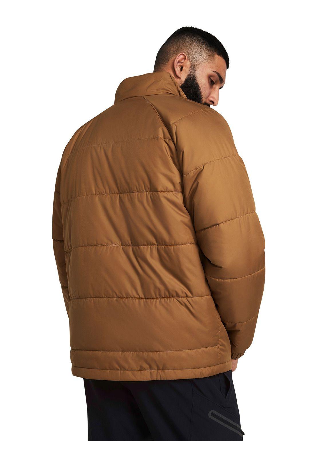 Chaqueta aislante UA Storm hombre Café-4