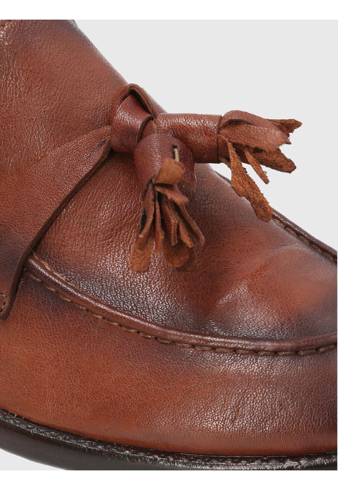 Zapato Cuero Café Hombre Tivoli -6