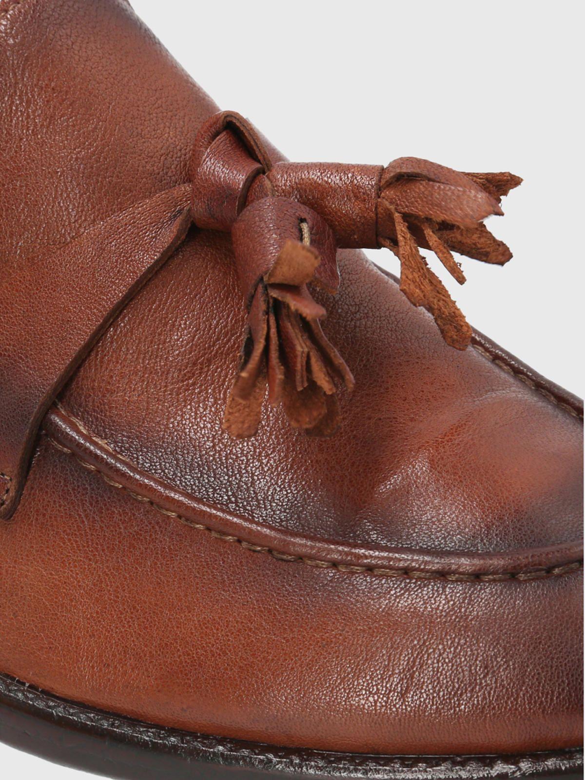 Zapato Cuero Café Hombre Tivoli -6