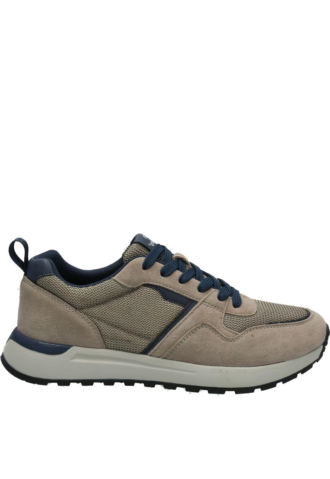 Zapatilla Cuero Hombre Owen Gris-1