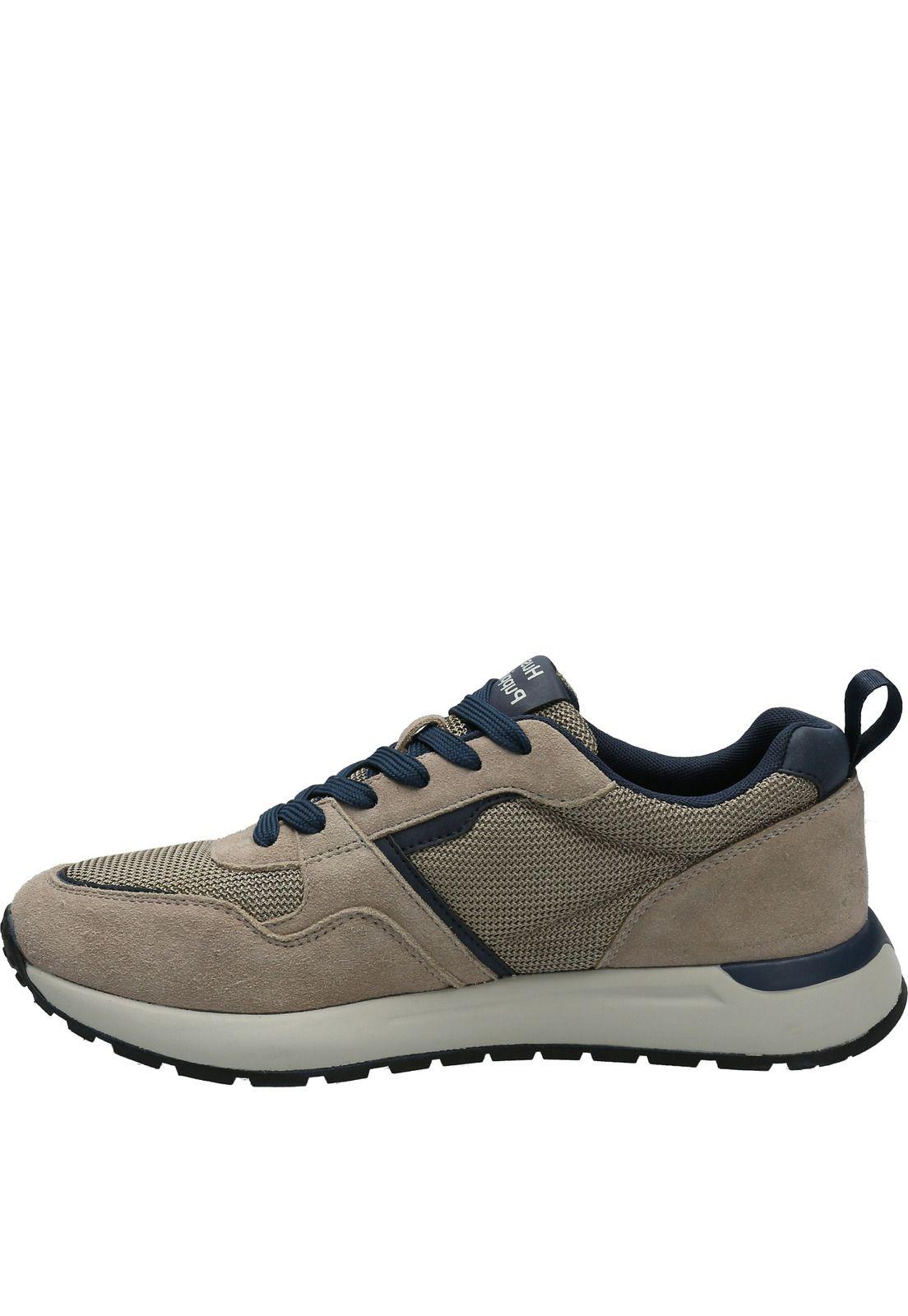 Zapatilla Cuero Hombre Owen Gris-5