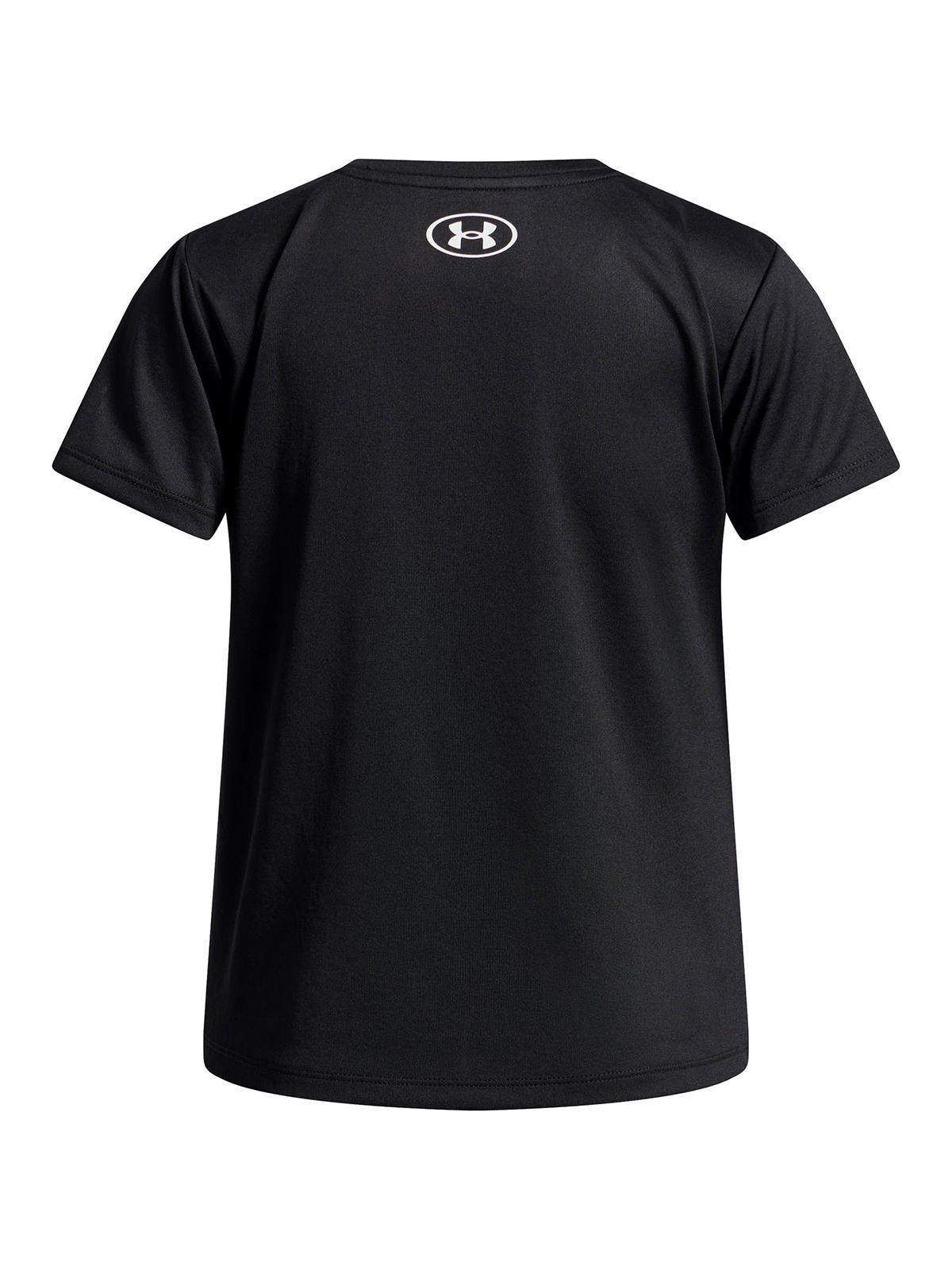 Polera manga corta Tech negra Niña-1