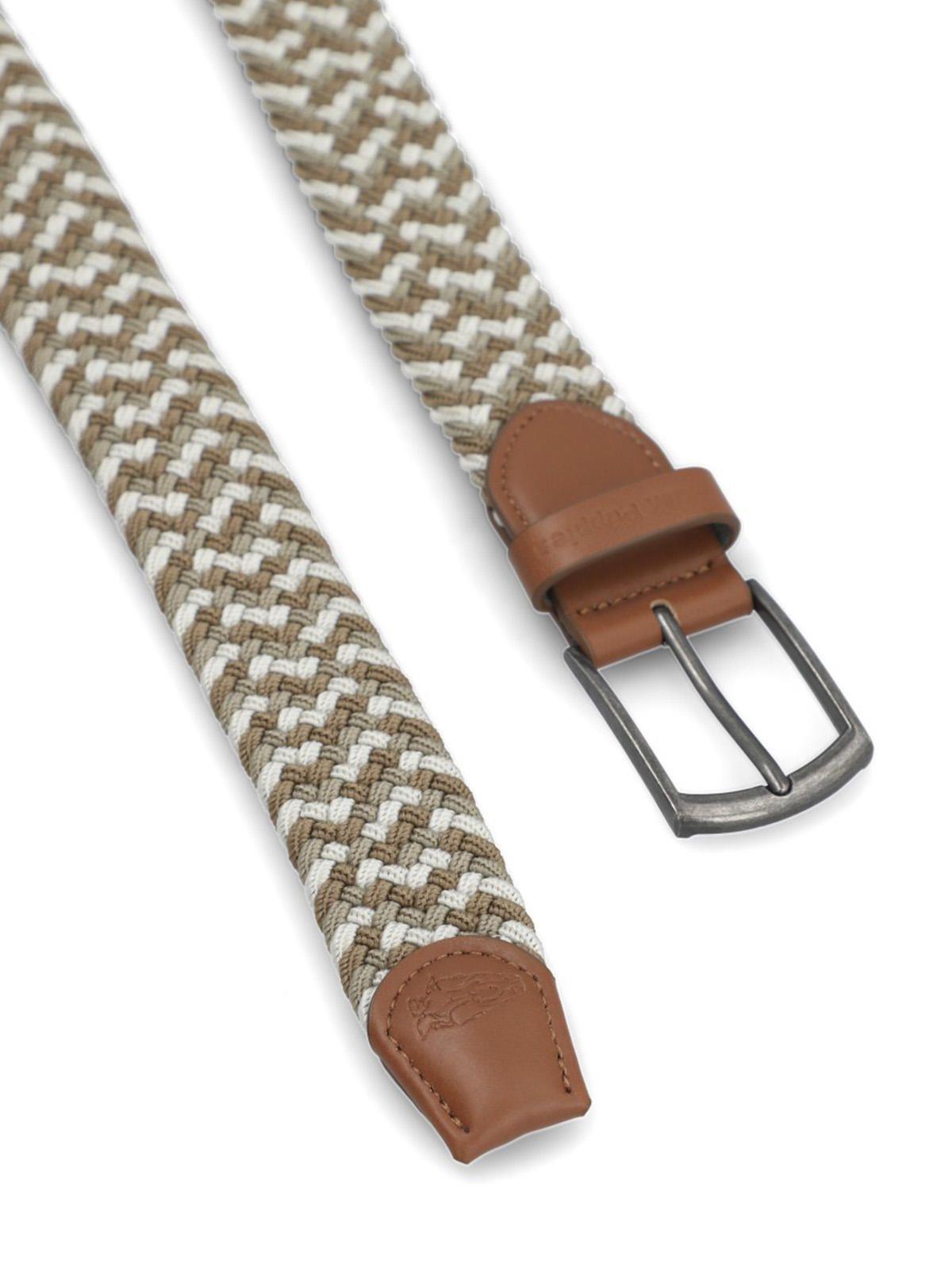 Cinturon Cuero Hombre Hp Finn Café-2
