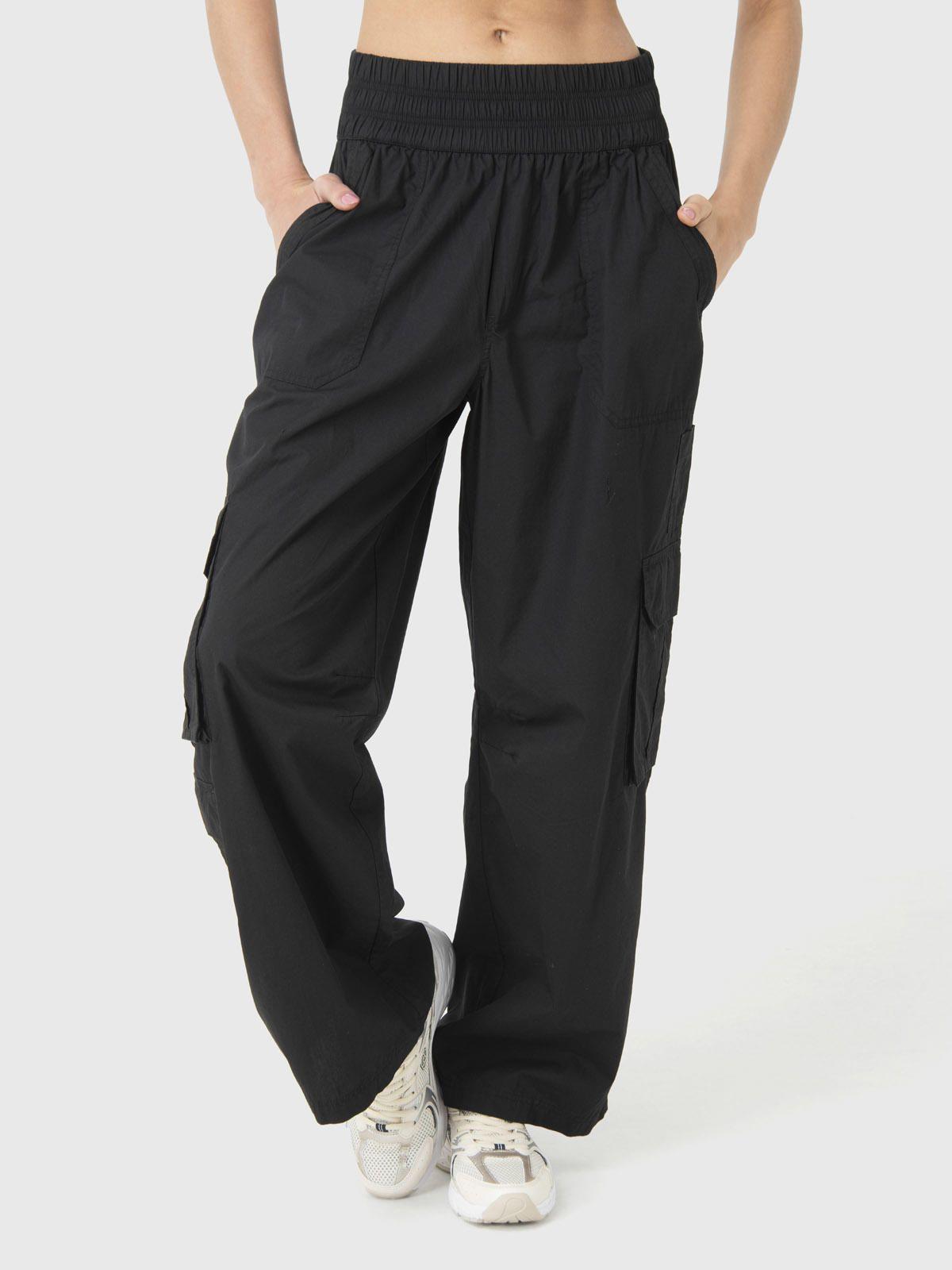 Pantalón Mujer Light Cargo Negro-0