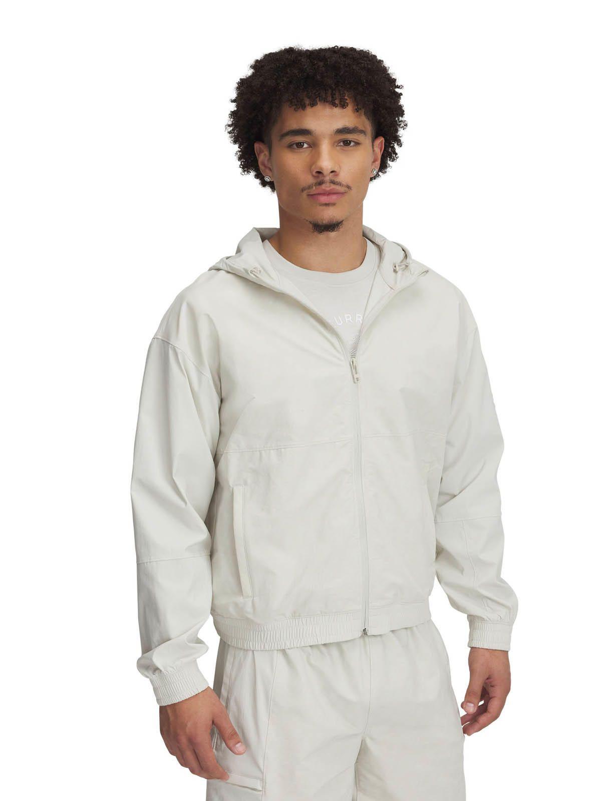 Chaqueta Ua Curry Woven Blanco Para Hombre-0