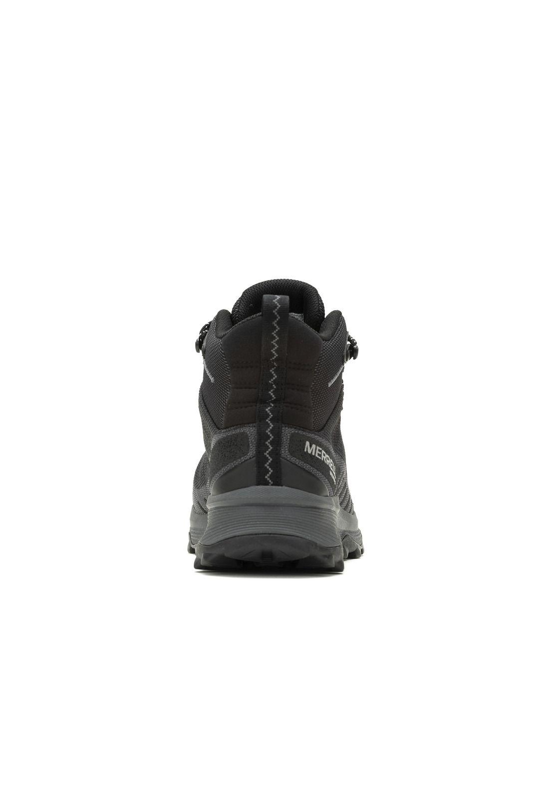 Botín impermeable Hombre Speed Eco Mid WP Negro-4