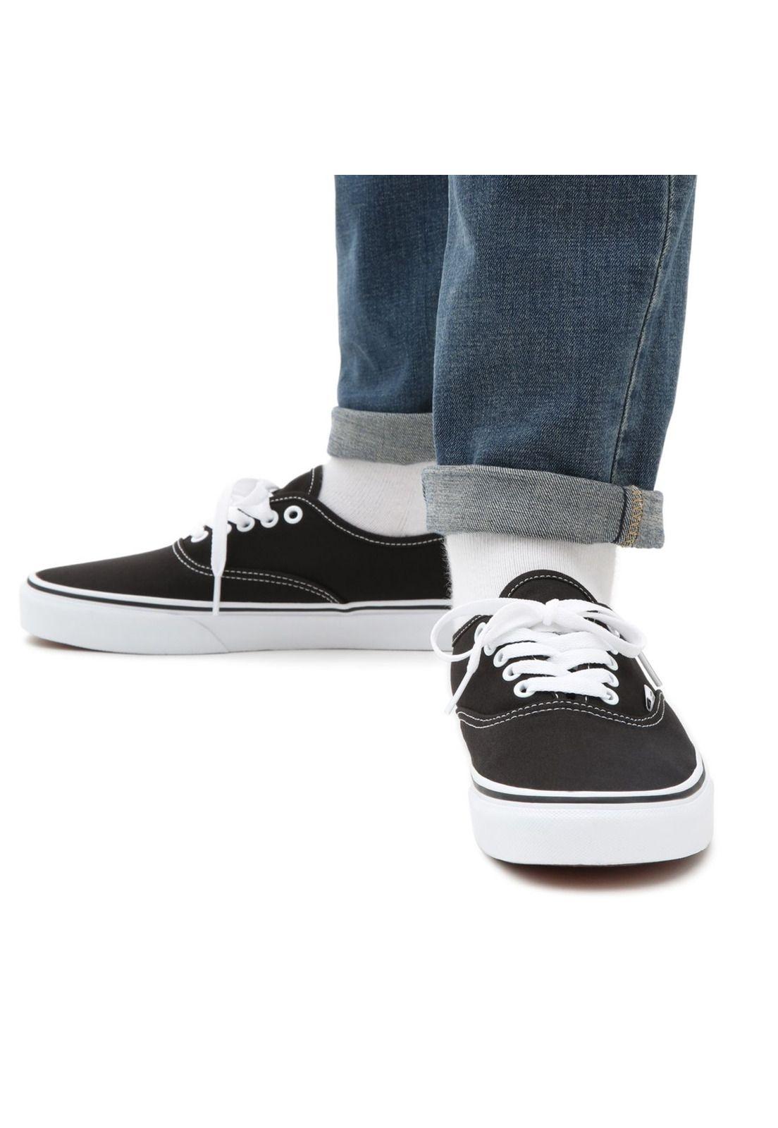 Zapatillas Unisex UA Authentic Negra-5