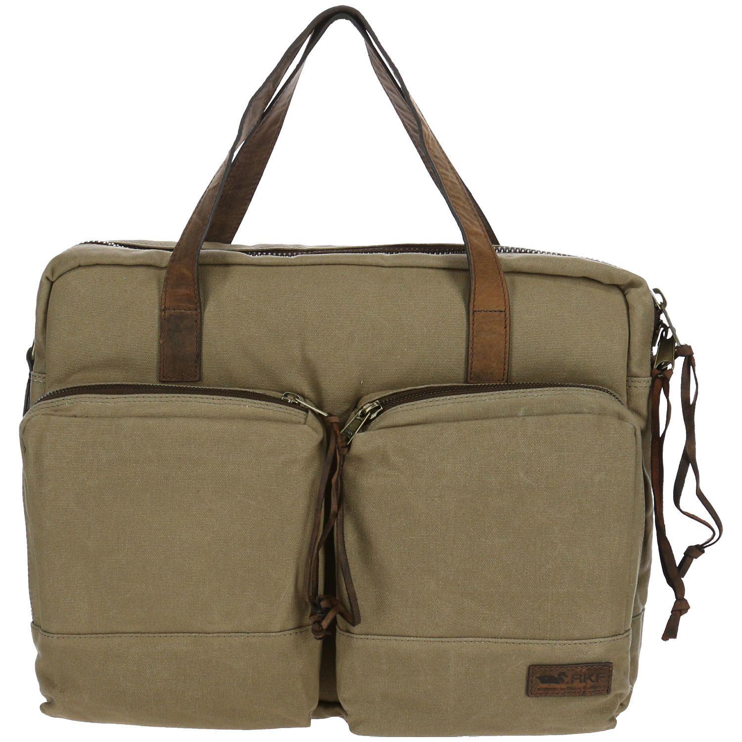 Maletin Cuero Sheffield Khaki Hombre Rockford-0