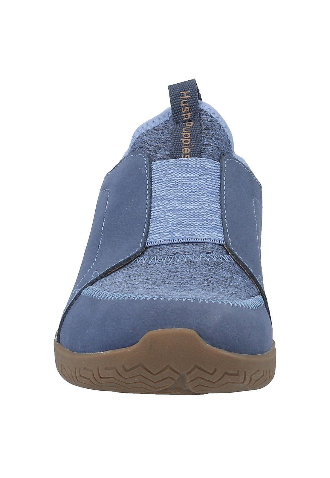 Zapatilla Cuero Mujer Balance Azul-2