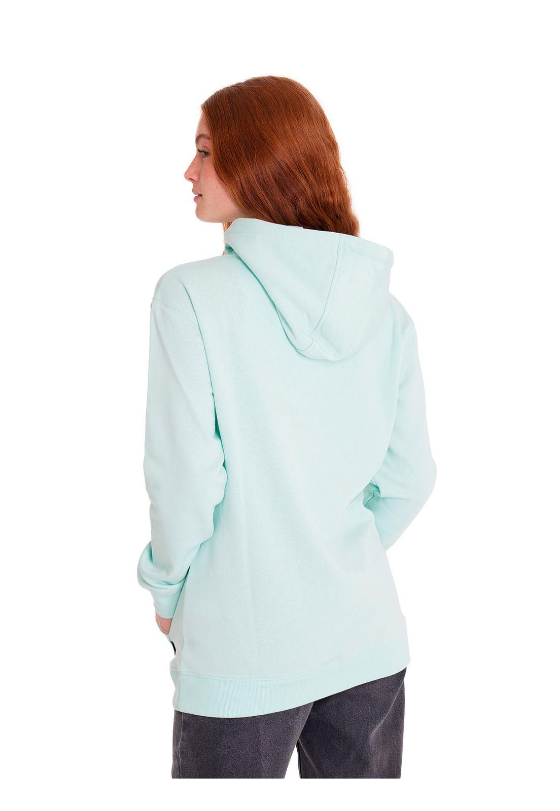 Polerón Mujer Hoodie Celeste-4