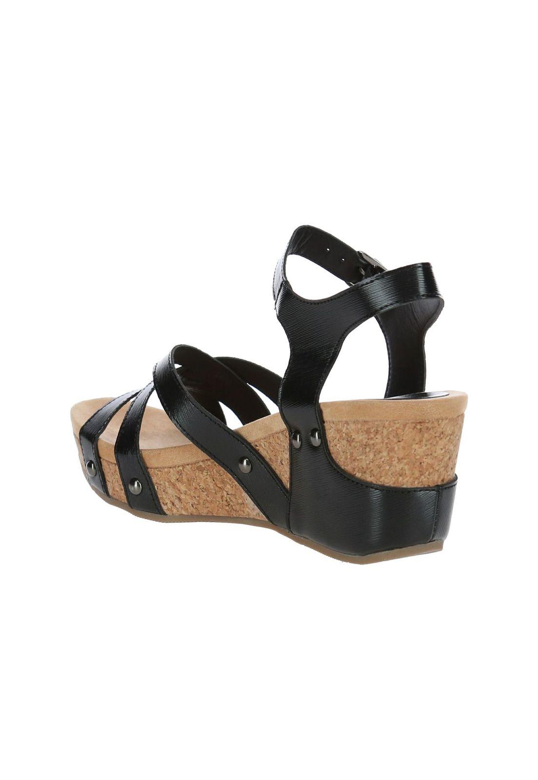 Sandalia Mujer Randall Negro / Leopardo-5