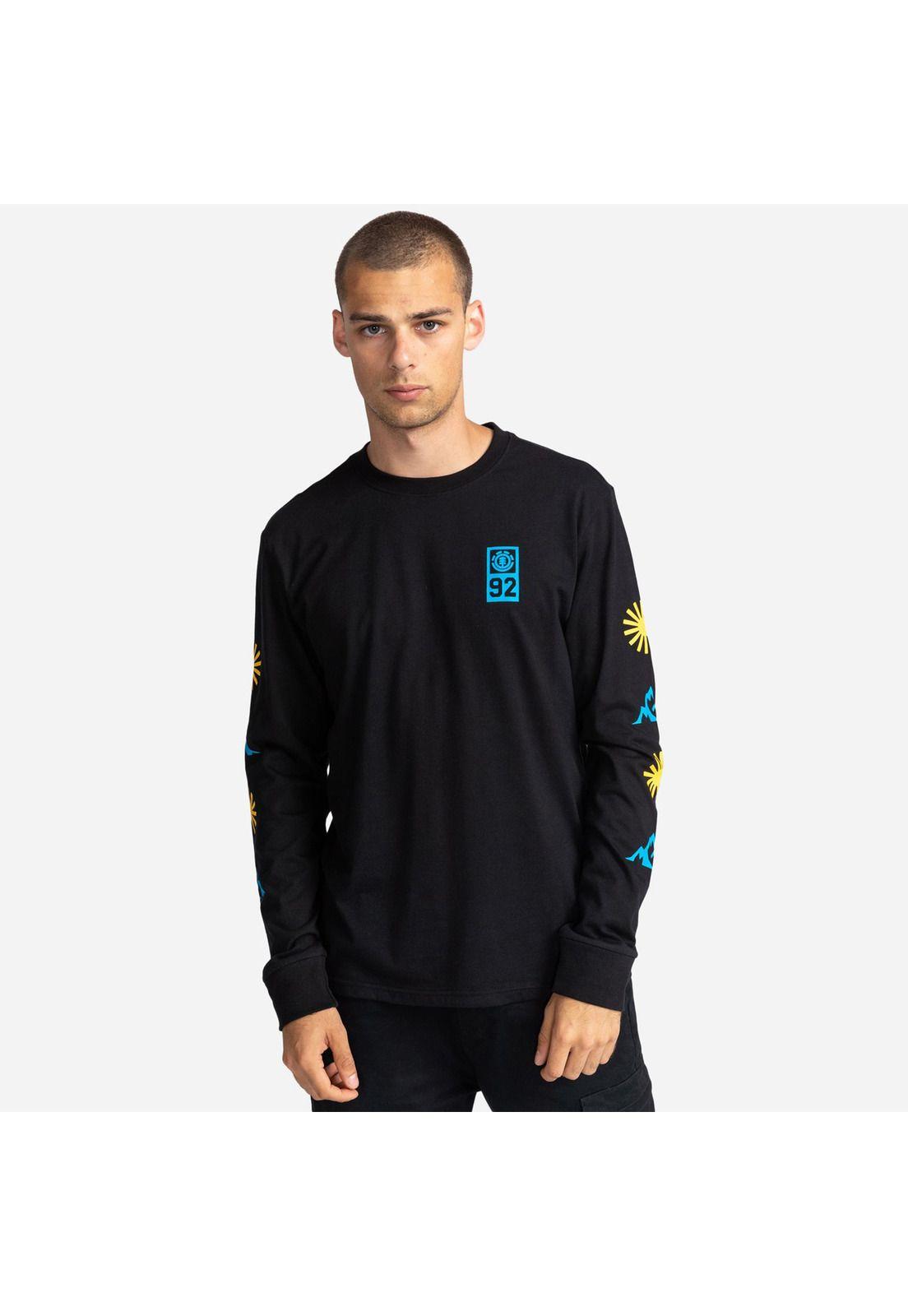 Polera M/L Hombre Hyder Negro-0