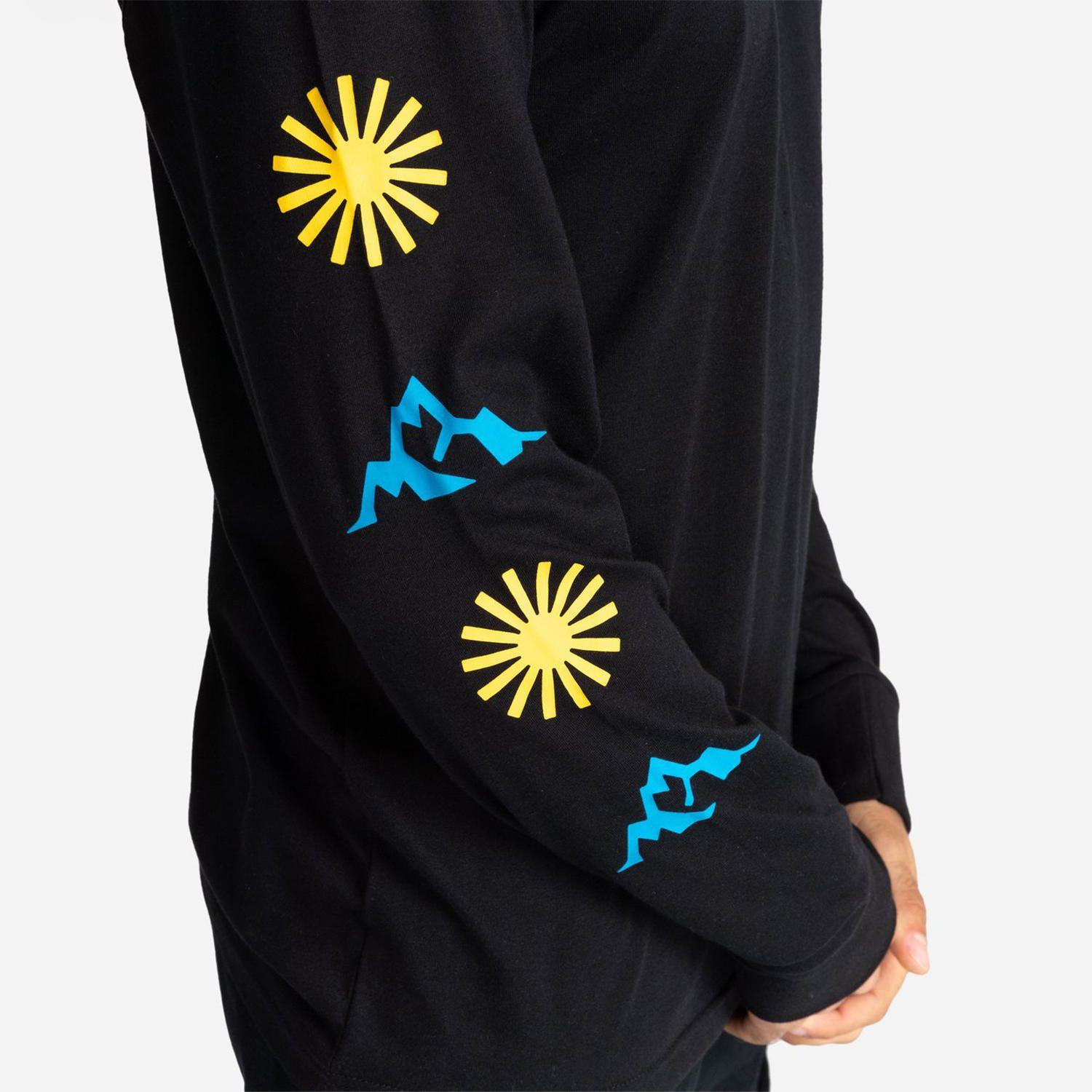 Polera M/L Hombre Hyder Negro-2