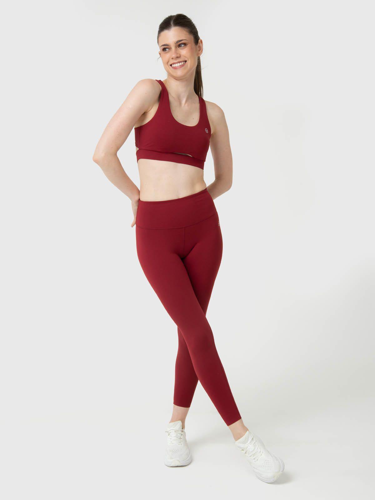 Calza Mujer Maya Aloe Granate -4