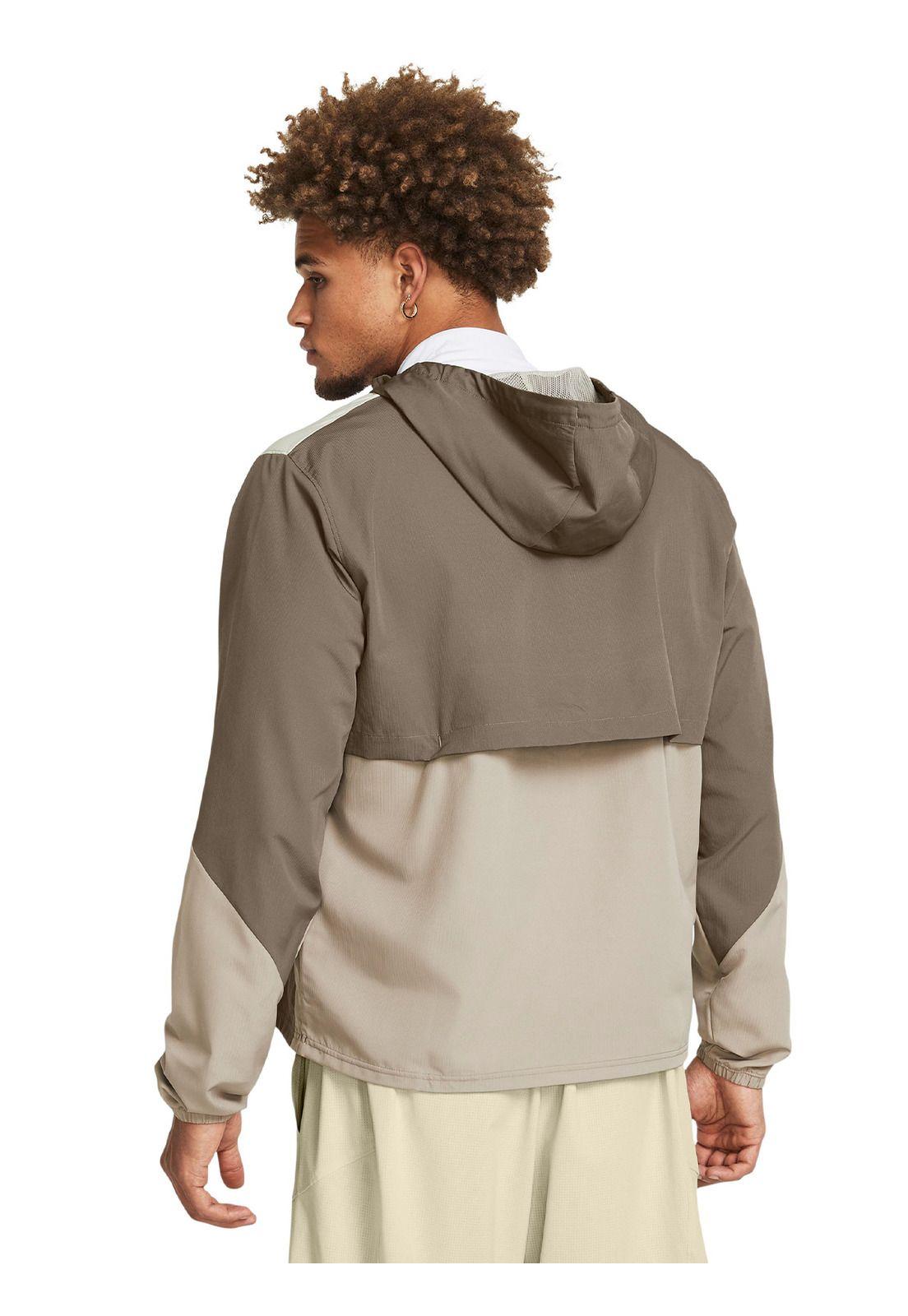 Cortavientos UA Legacy Café para hombre-4