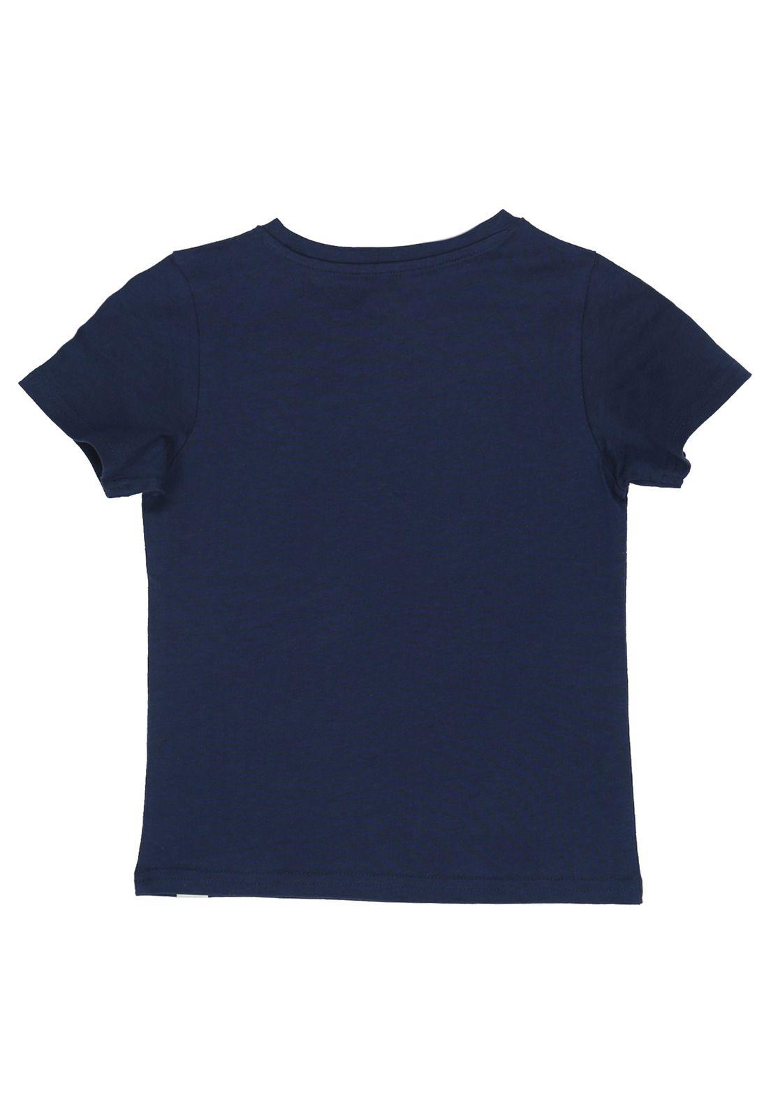 Polera M/C Niño Surfers Azul Marino-1