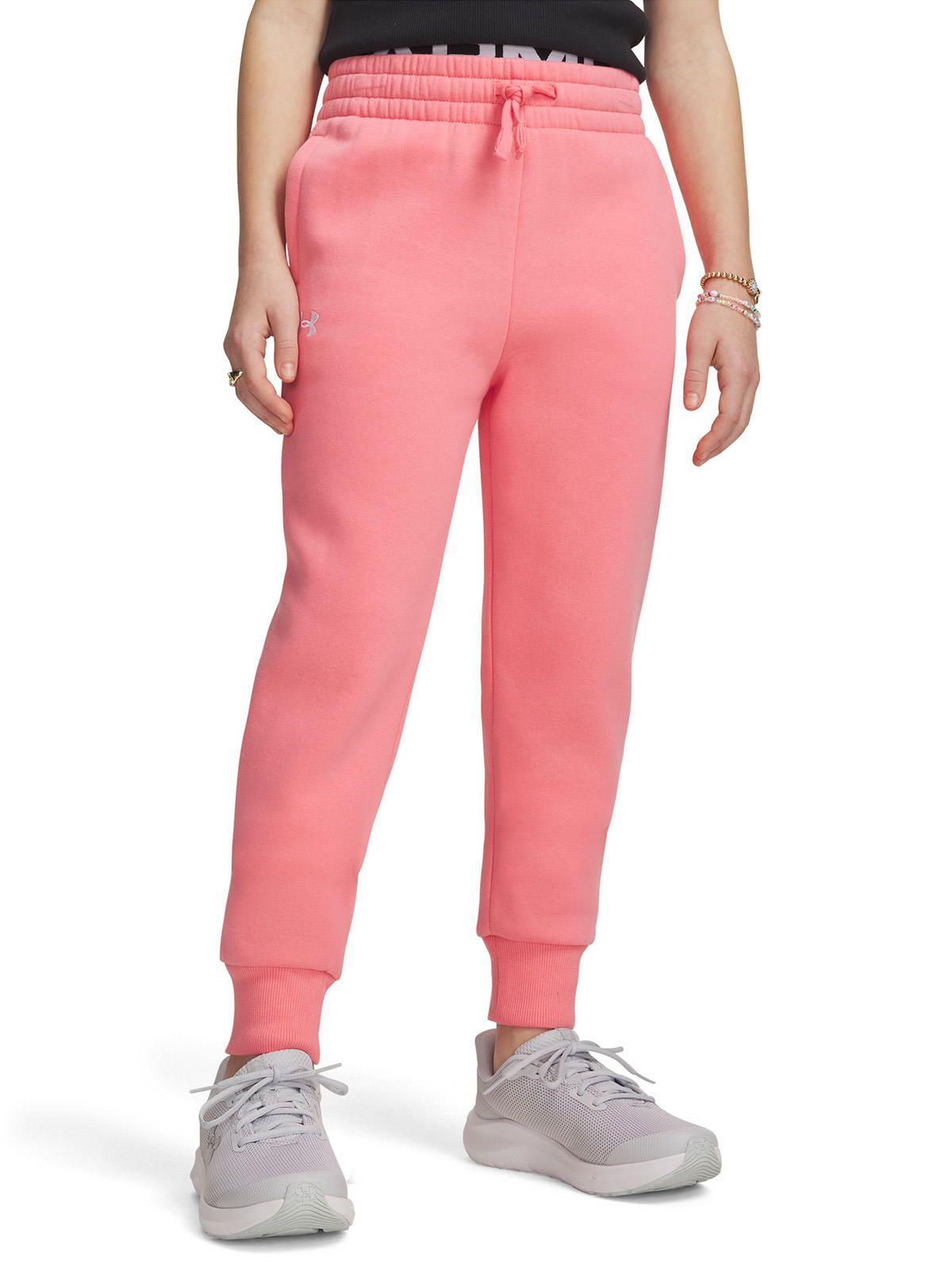 Jogger Niña Rival Fleece Rosado-3