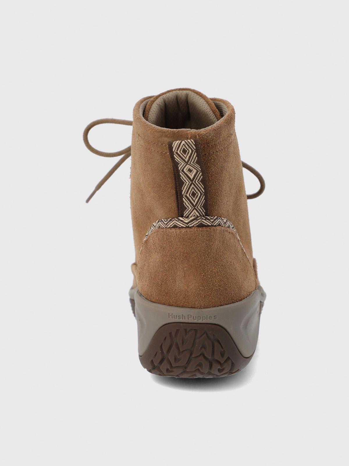 Botin Cuero Mujer Spinal Rug Lace II Café-7