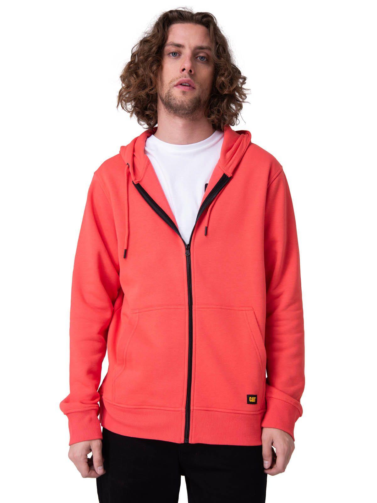 Poleron Fleece Cat Patch Ful Hombre Rojo-0