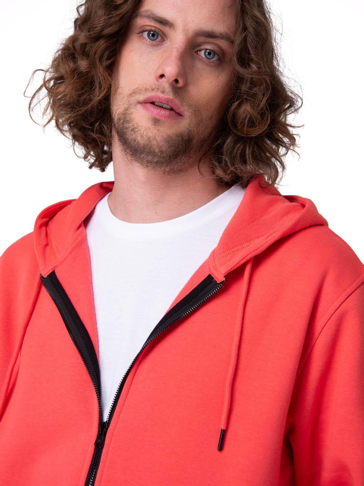 Poleron Fleece Cat Patch Ful Hombre Rojo-4