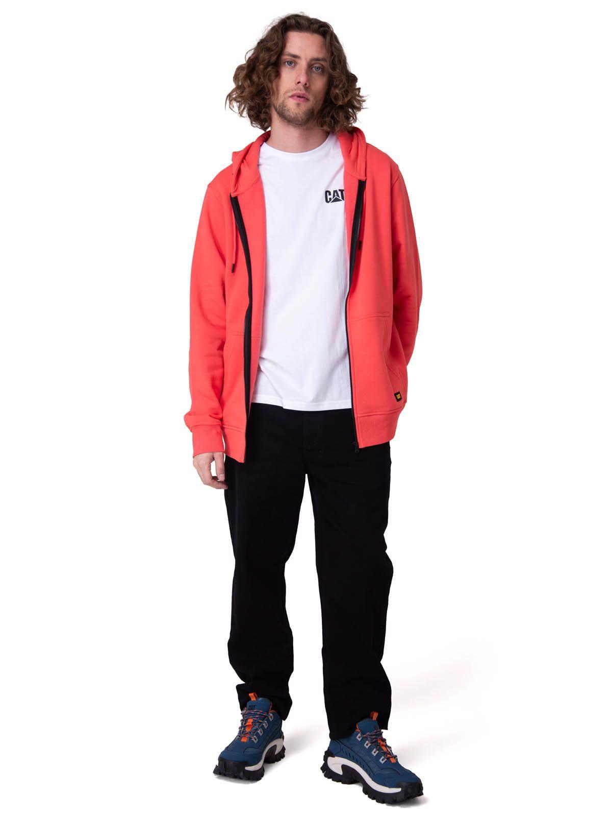 Poleron Fleece Cat Patch Ful Hombre Rojo-6