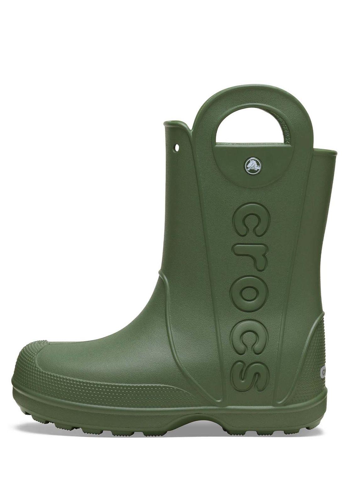 Bota De Agua Crocs Mujer Handle It Rain Verde-1