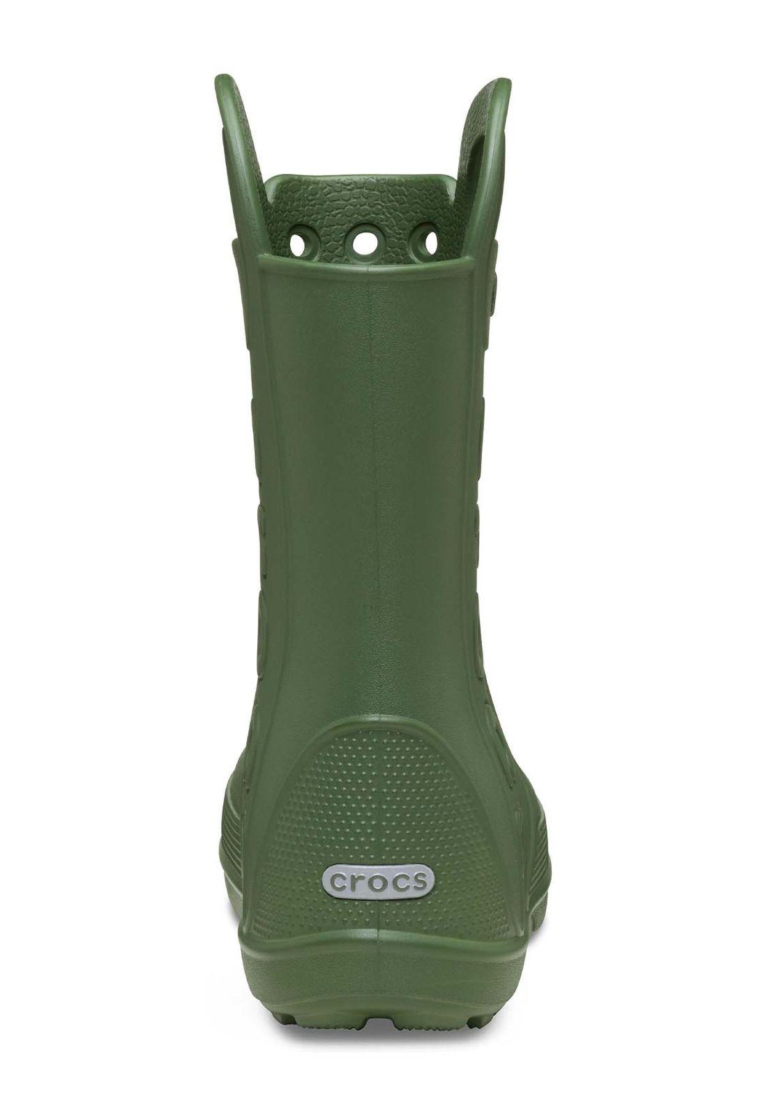 Bota De Agua Crocs Mujer Handle It Rain Verde-7