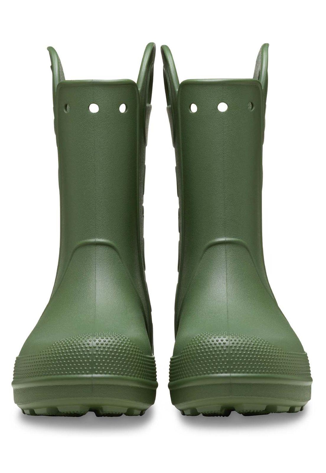 Bota De Agua Crocs Mujer Handle It Rain Verde-8