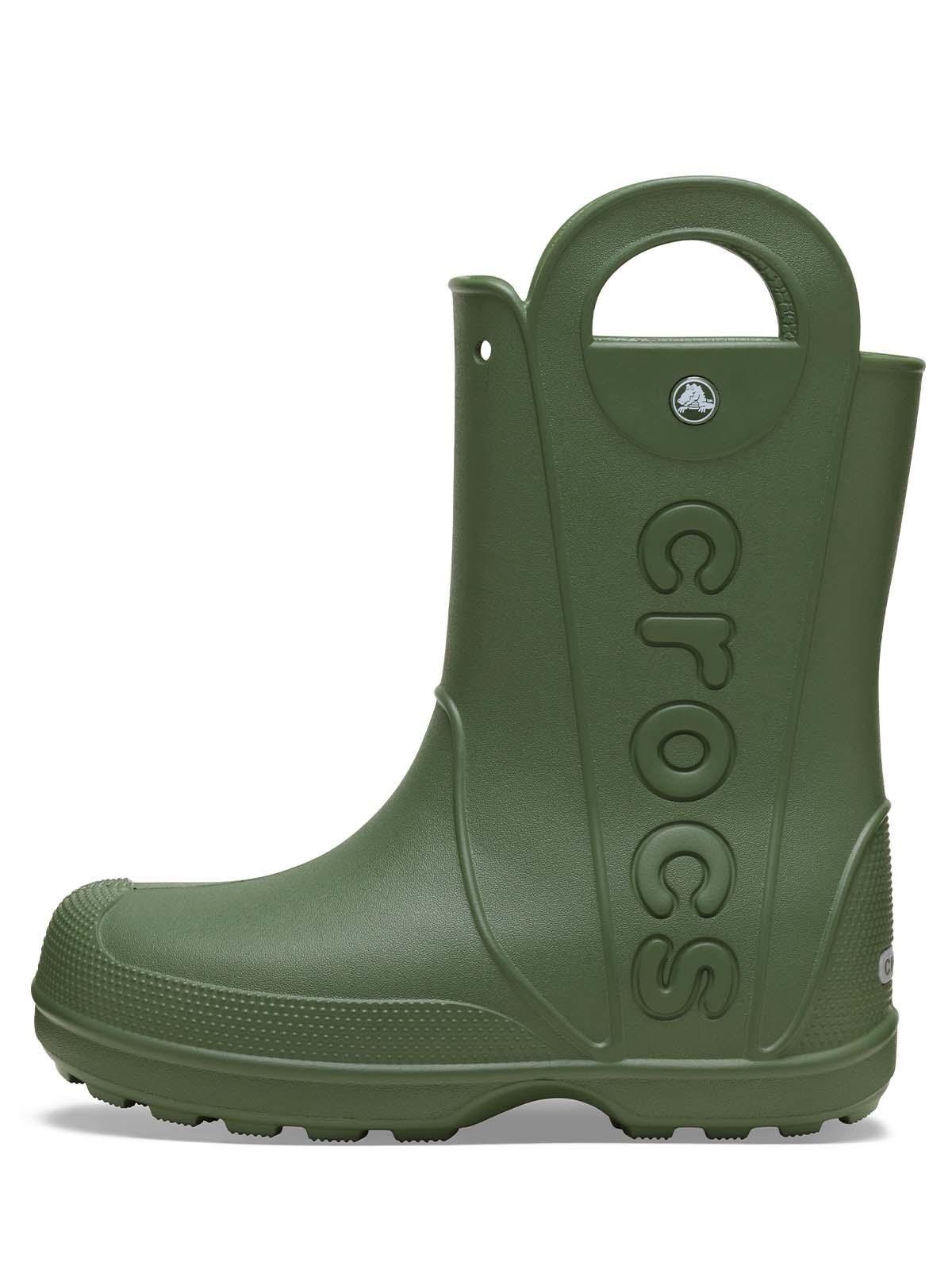 Bota De Agua Crocs Mujer Handle It Rain Verde-1