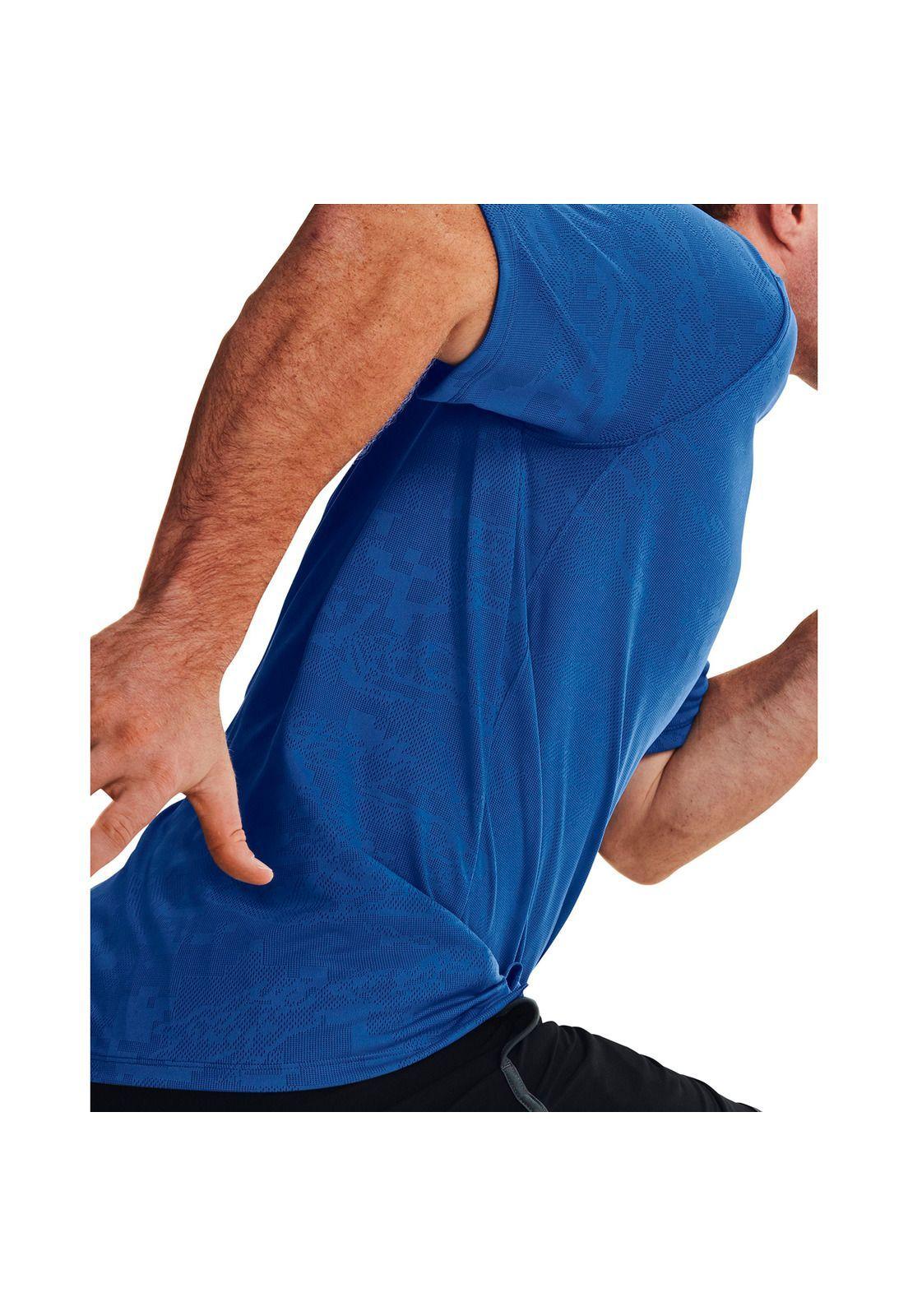 Polera M/C Training Tech™ Vent Jacqrd Azul Hombre-4