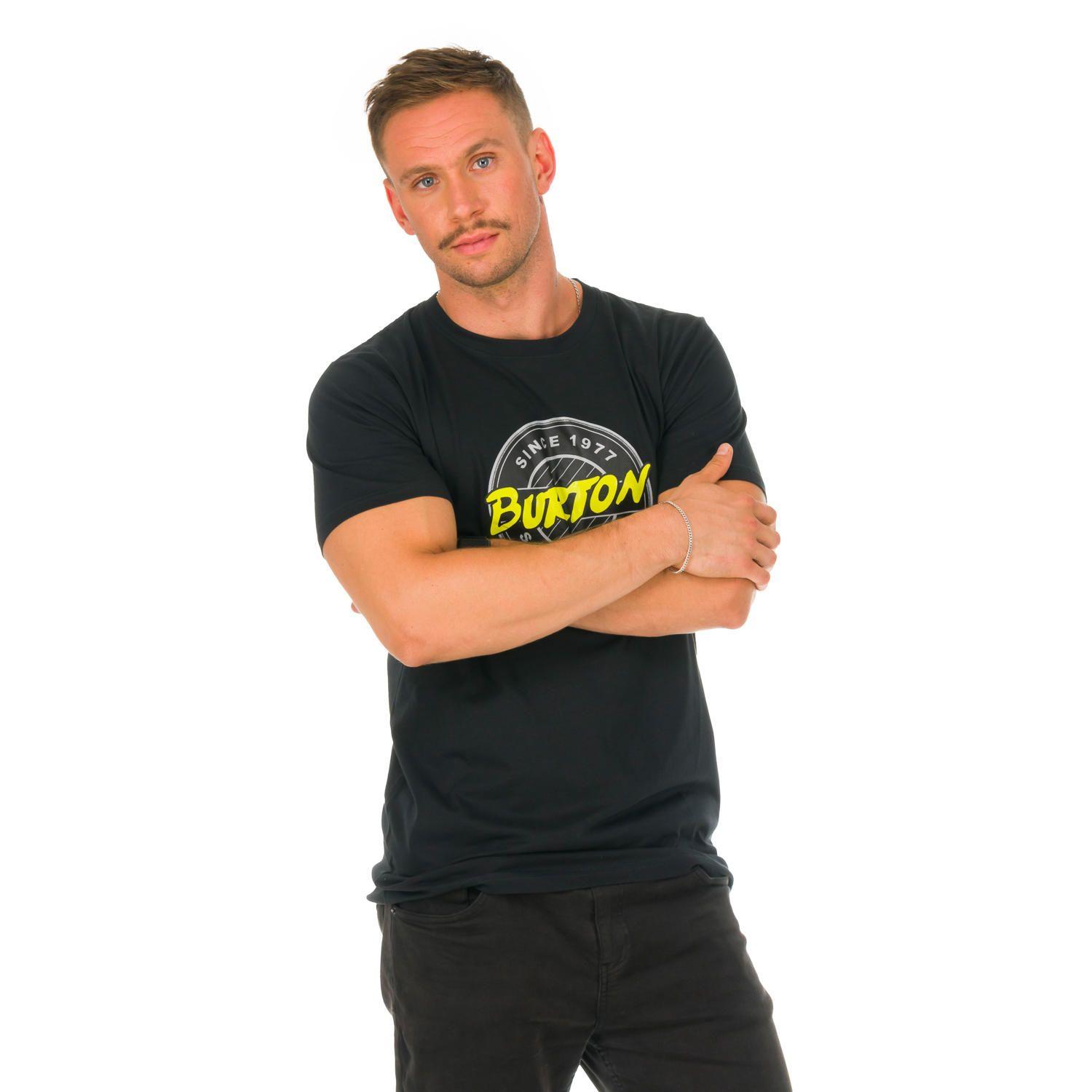 Polera M/C Hombre Retro I Negro -3