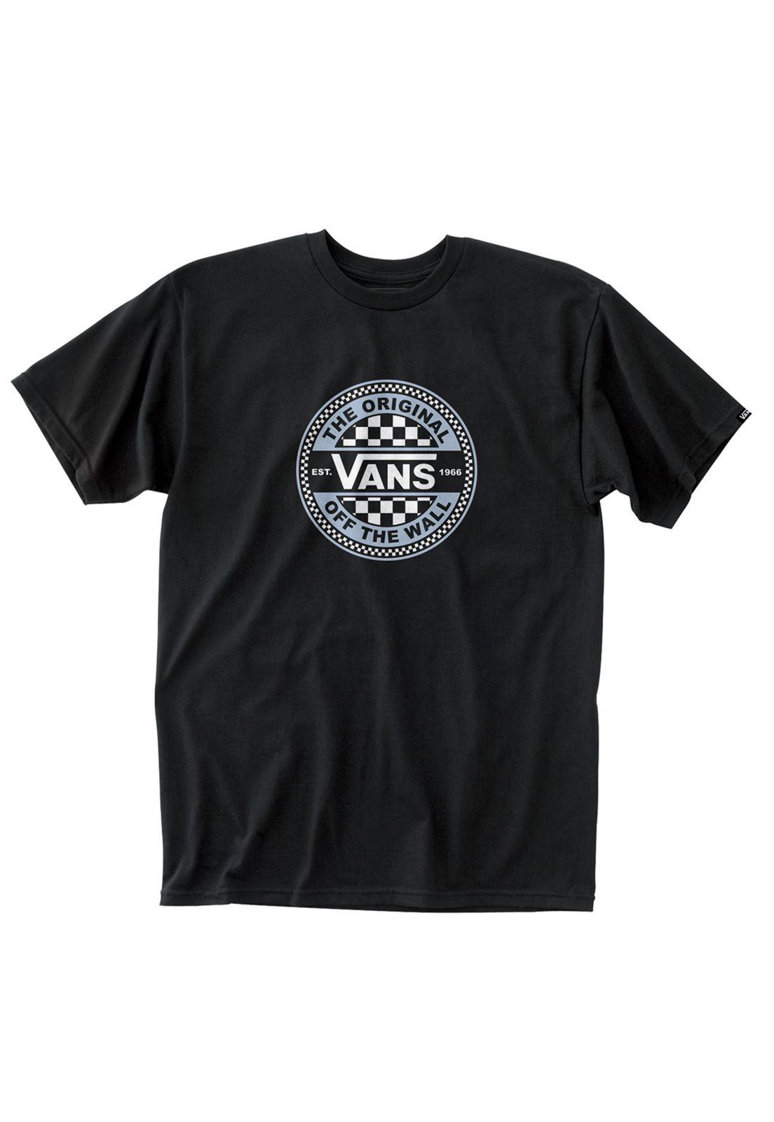 Polera M/C Hombre CIRCLE CHECKER SS TEE Negra-0