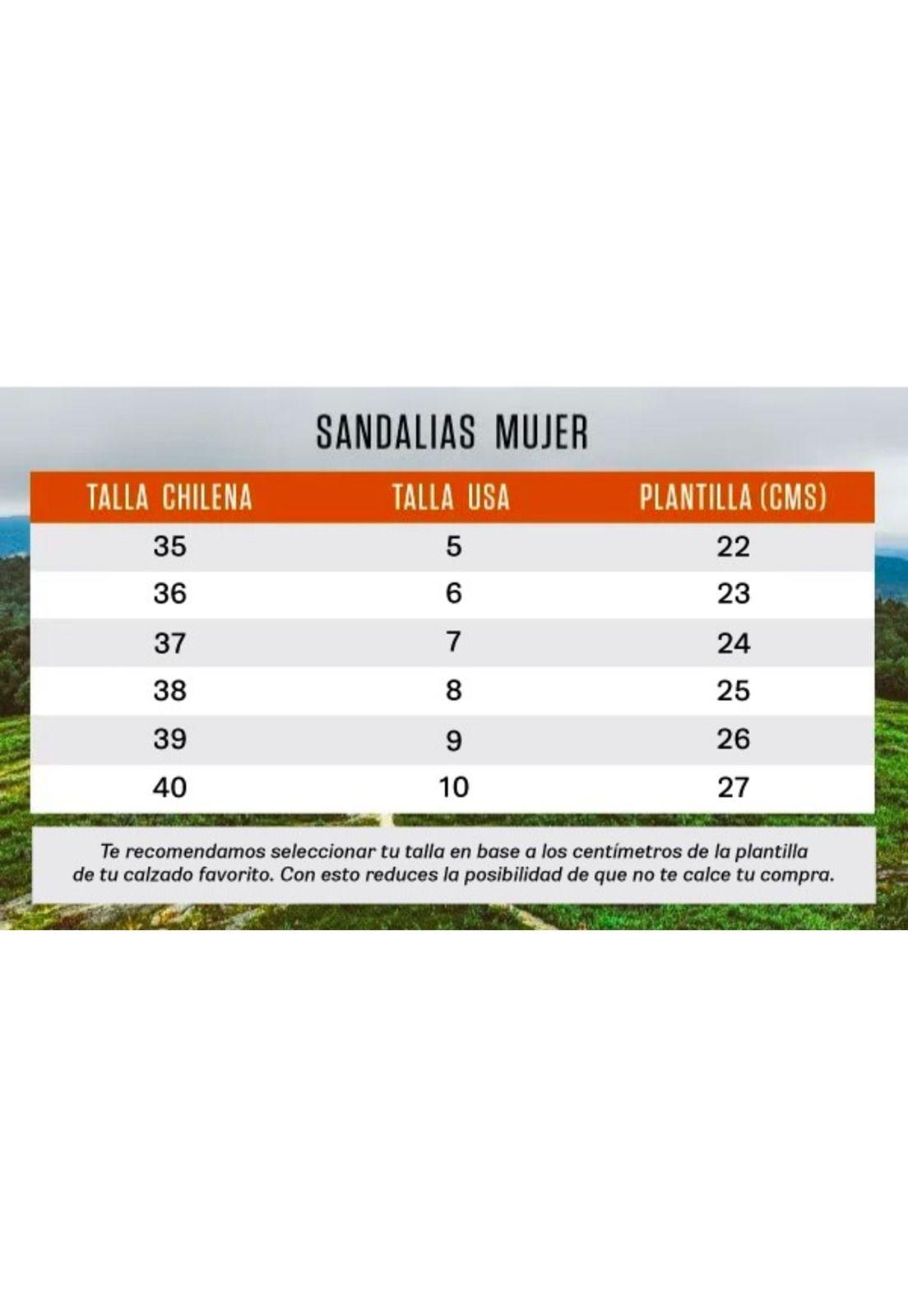 Sandalia Mujer Terran 3 Cush Conver Verde-3