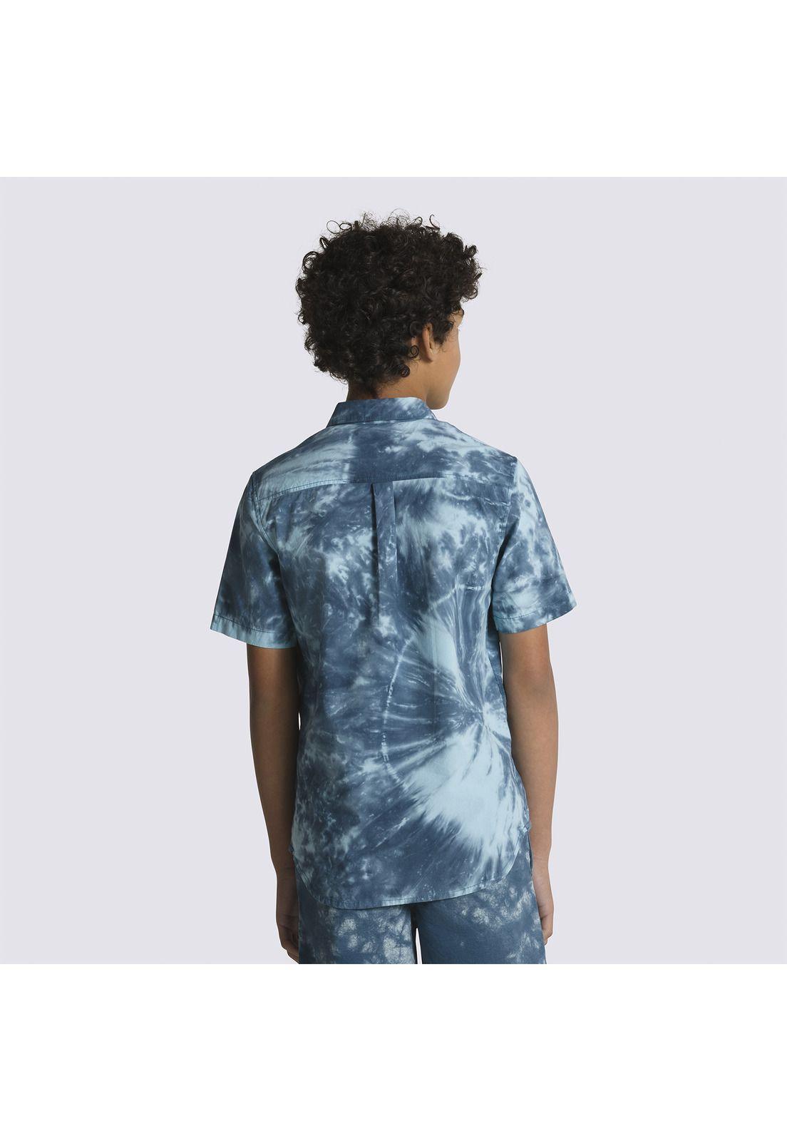 Polera Manga Corta Viewside Woven Ss Azul Niño-1