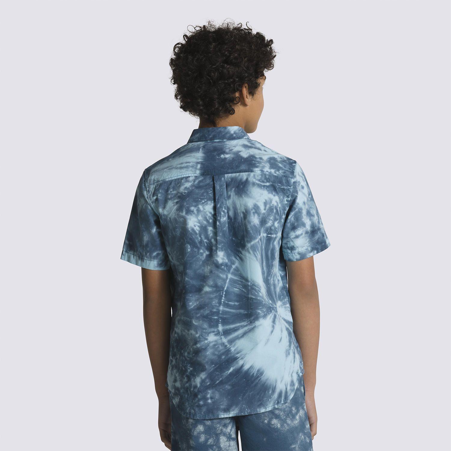 Polera Manga Corta Viewside Woven Ss Azul Niño-1