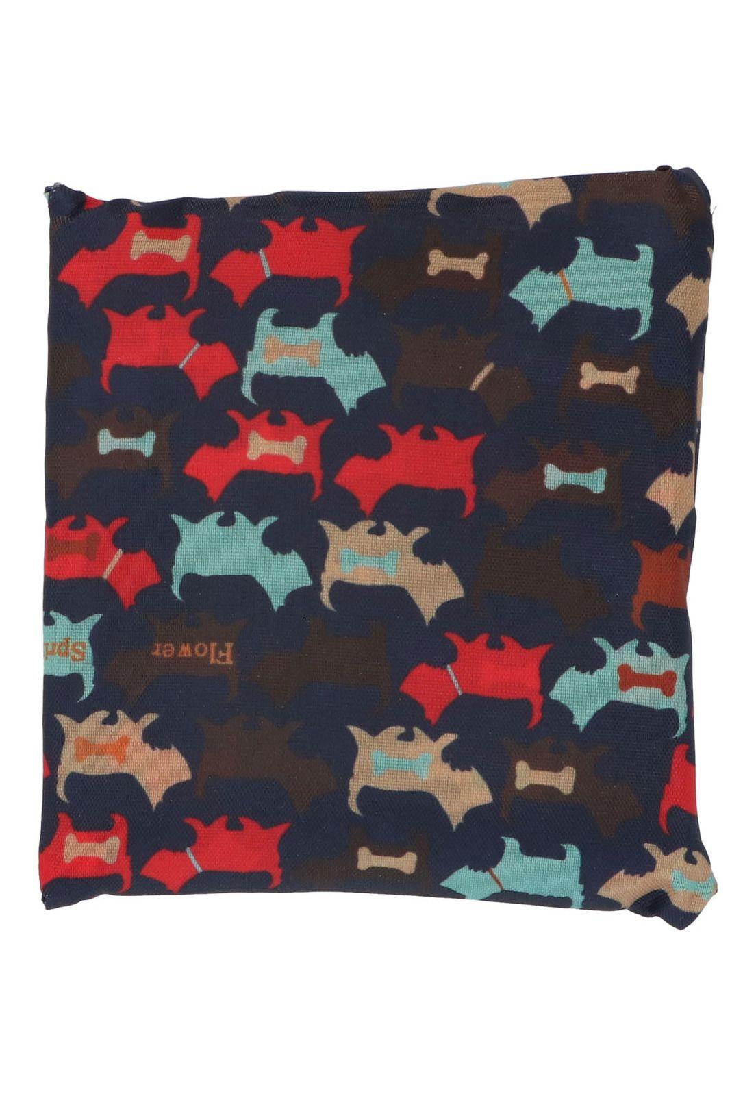Bolsa Poliéster Mujer Shopping Bag Doggy Azul-2