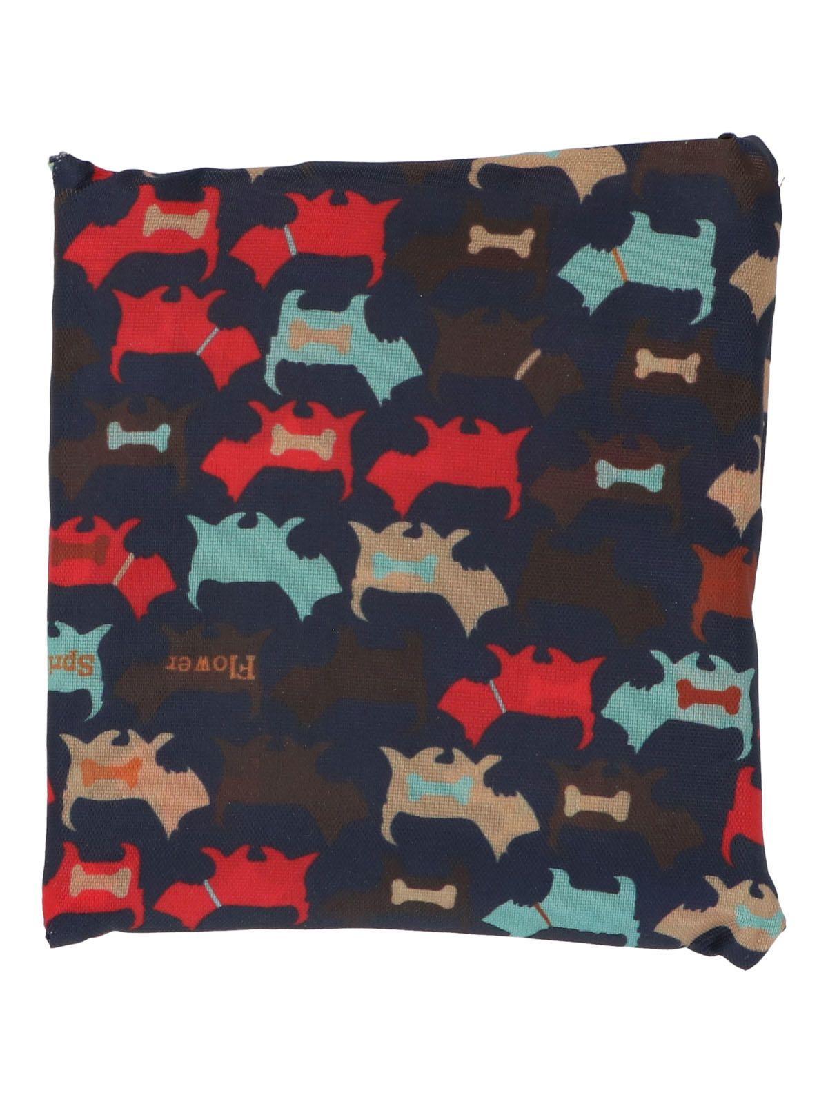 Bolsa Poliéster Mujer Shopping Bag Doggy Azul-2