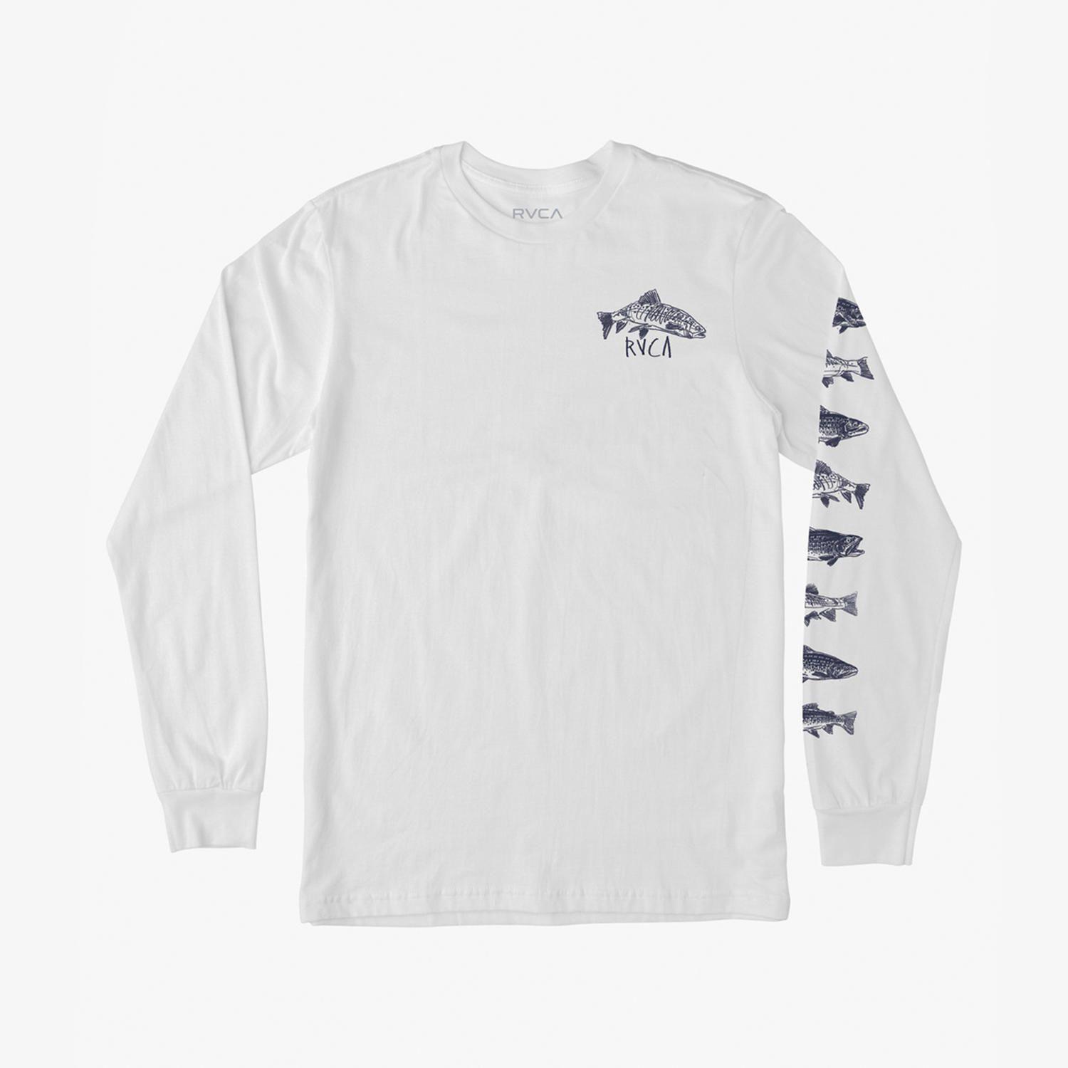 Polera M/L Hombre Downstream Blanco-0