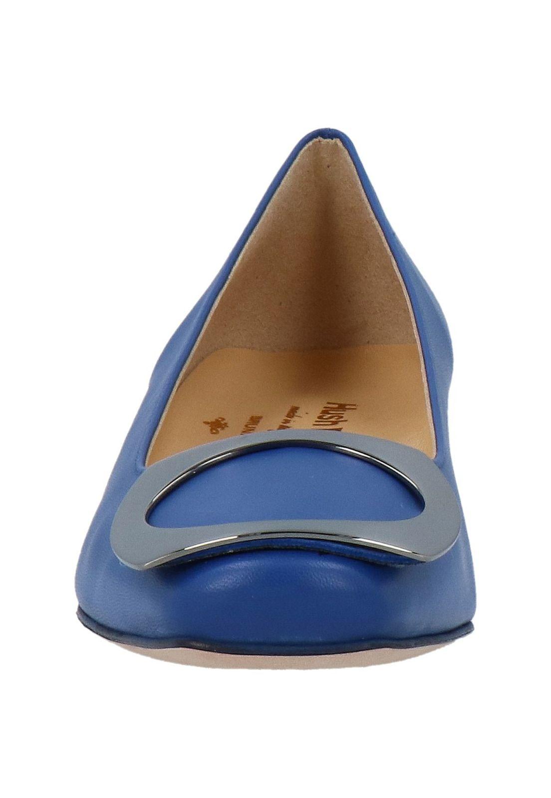 Zapato Mujer Cuero Aslog Azul-2