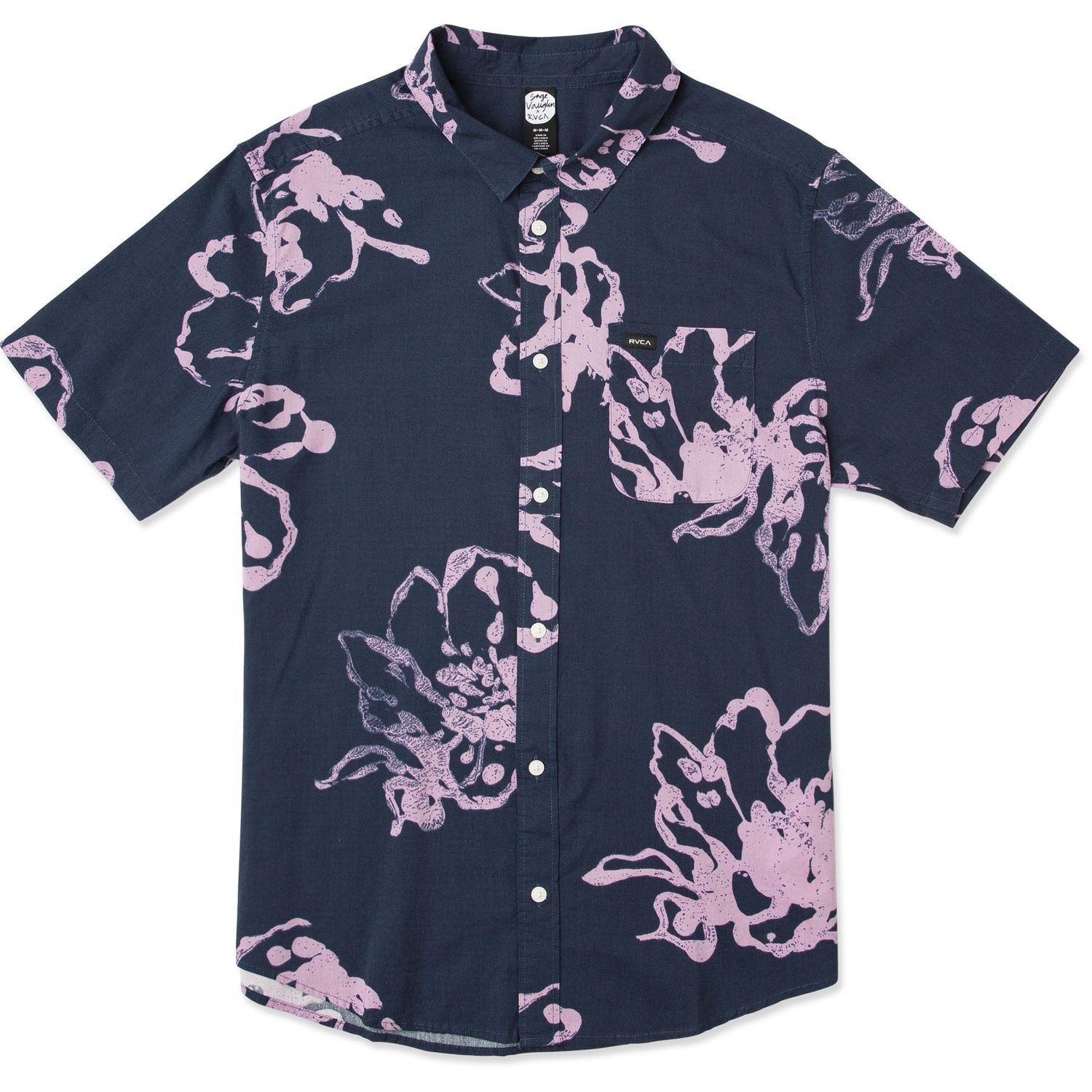 Camisa M/C Masculino Vaughn Linear Ss Azul-0